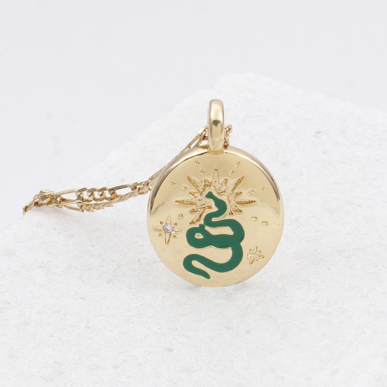 Bild von 1 Stück Messing Charms 18K Echtgold plattiert Bunt Oval Emaille Klar Zirkonia 25mm x 17mm