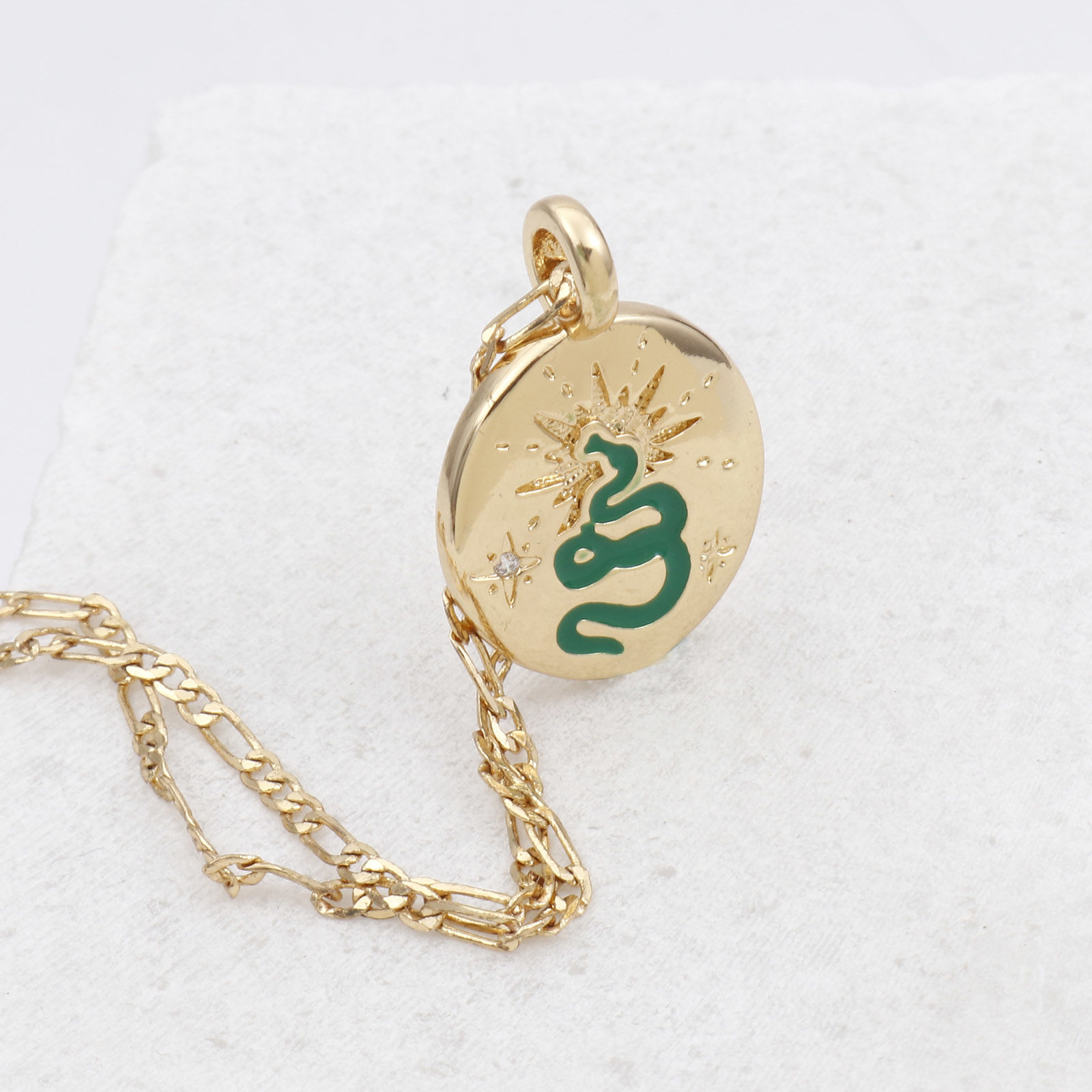 Bild von 1 Stück Messing Charms 18K Echtgold plattiert Bunt Oval Emaille Klar Zirkonia 25mm x 17mm
