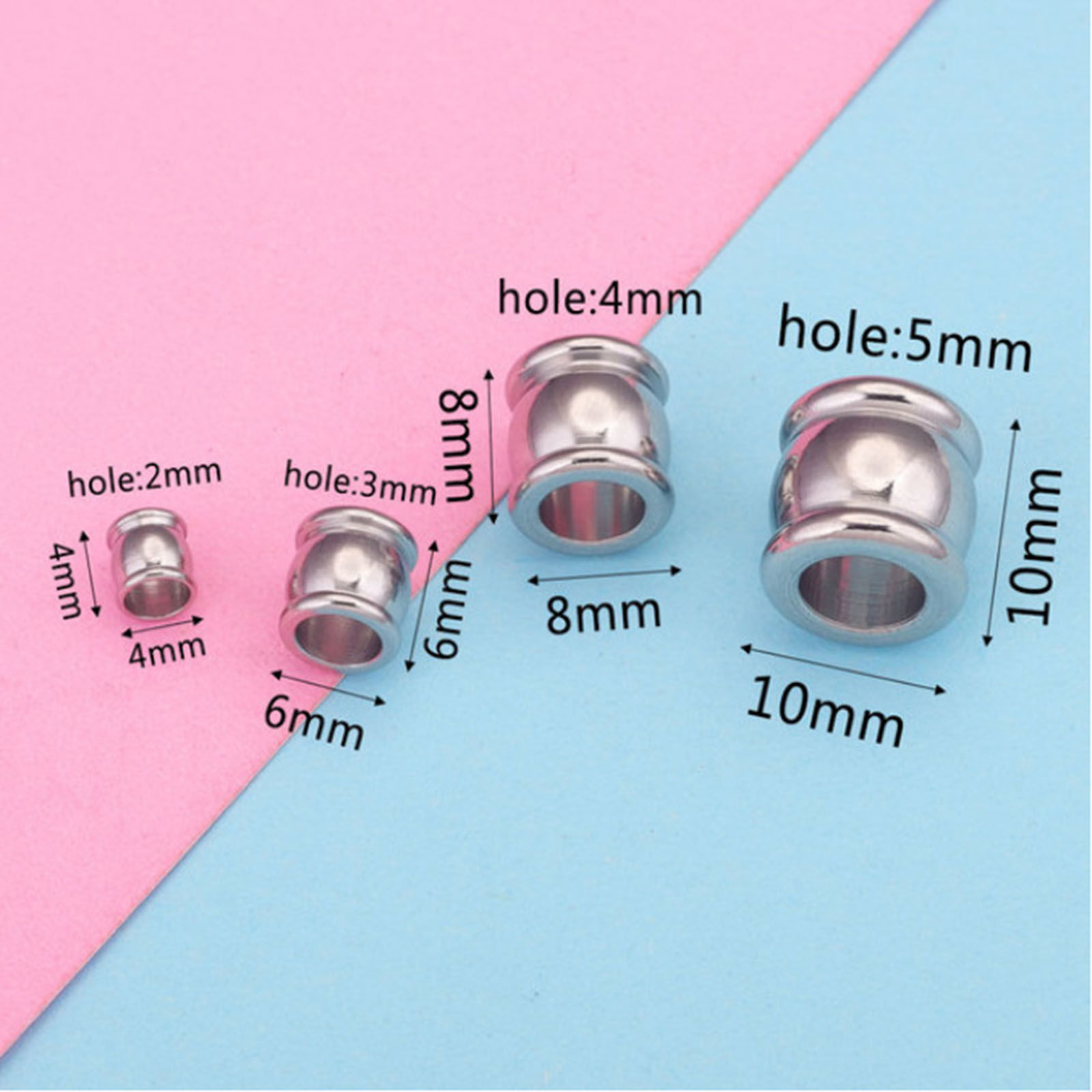 Picture of 304 Stainless Steel Beads Drum Multicolor