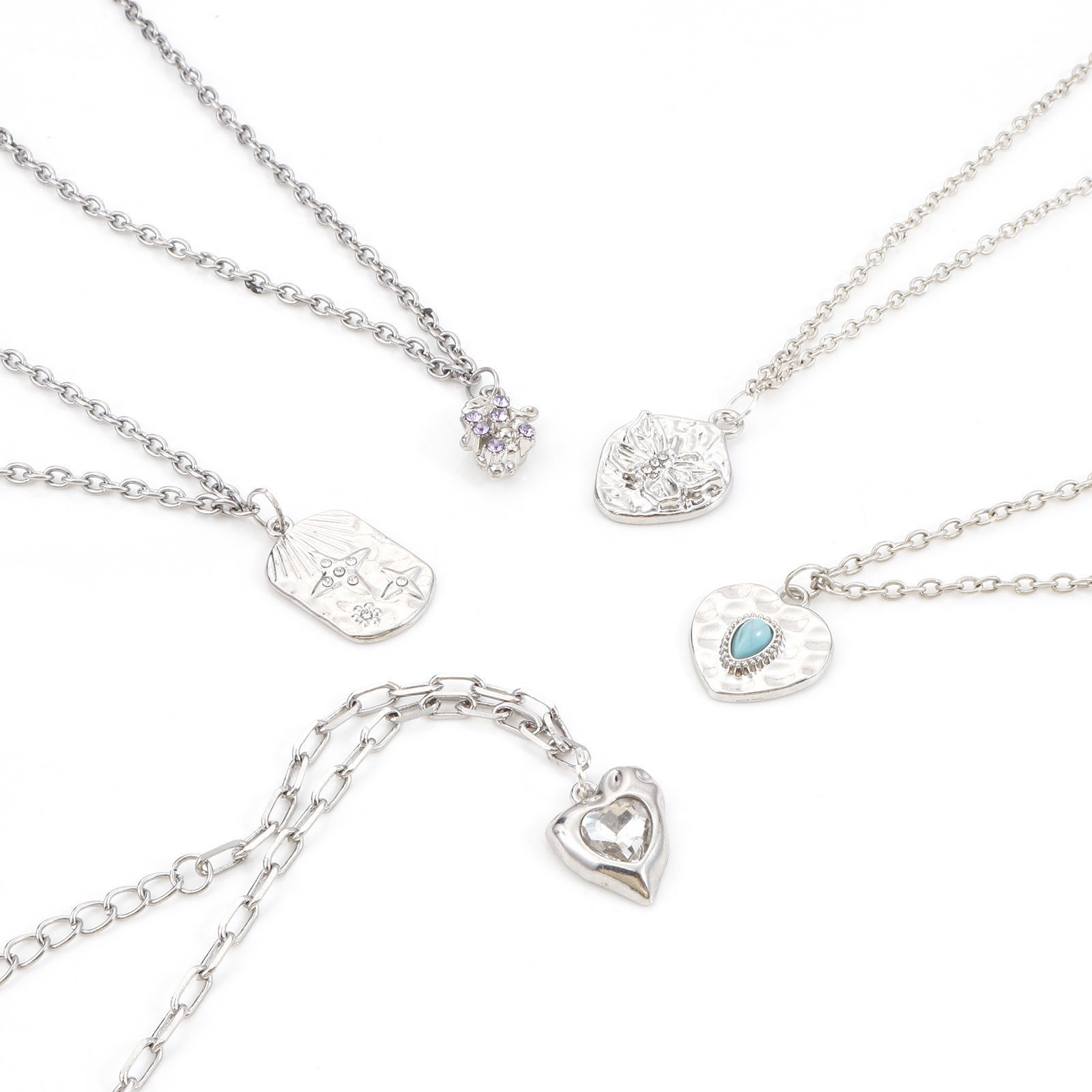 Picture of Zinc Based Alloy Charms Silver Tone