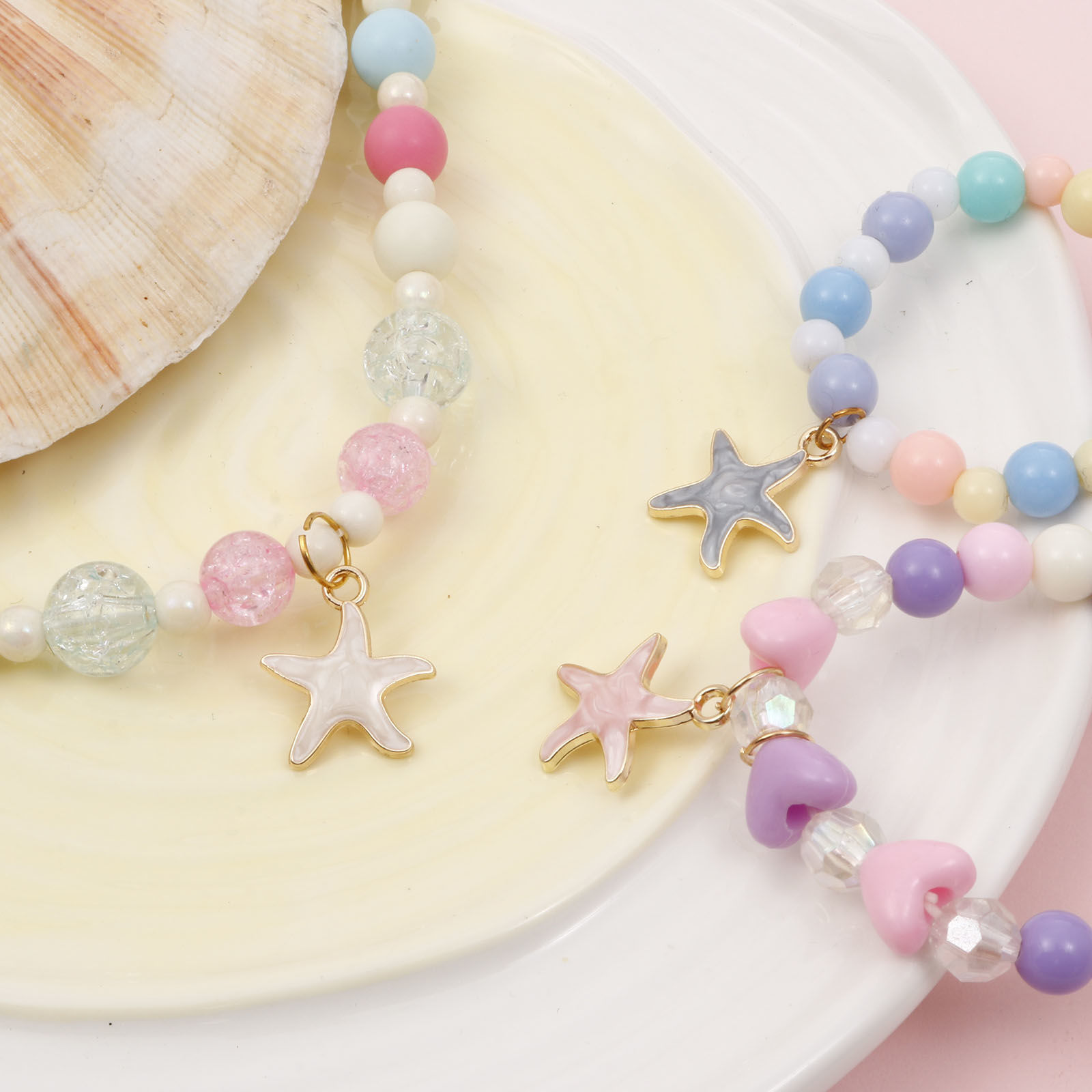 Immagine di Lega di Zinco Gioielli Oceanici Charms Stella di Mare Oro Placcato Smalto 21mm x 18mm , 10 Pz