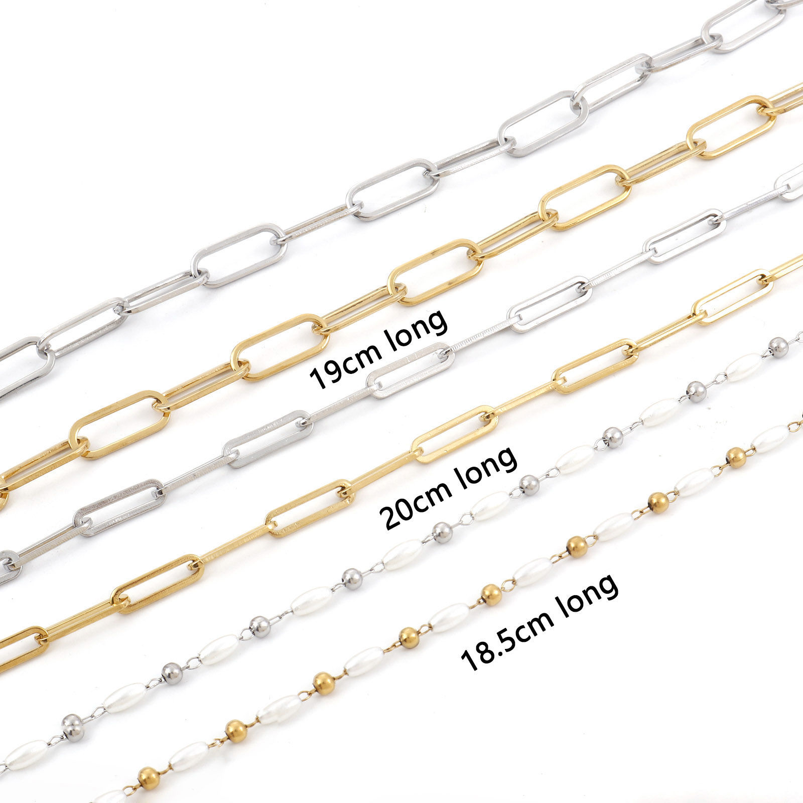 Bild von 304 Edelstahl Einfach Armband 1 Strang