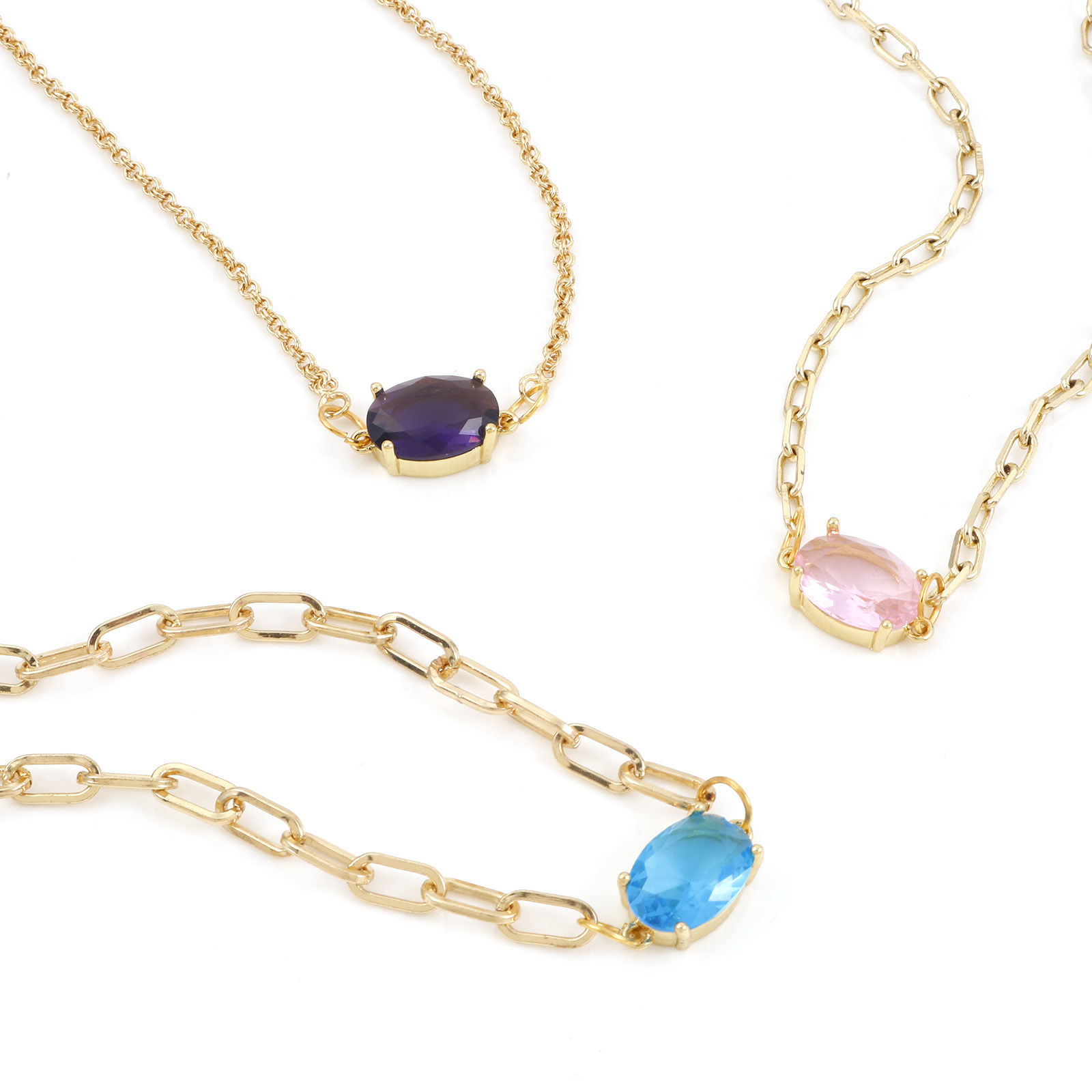 Imagen de Latón + Vidrio Conectores Chapado en Oro Multicolor Óvalo 18mm x 10mm, 1 Unidad