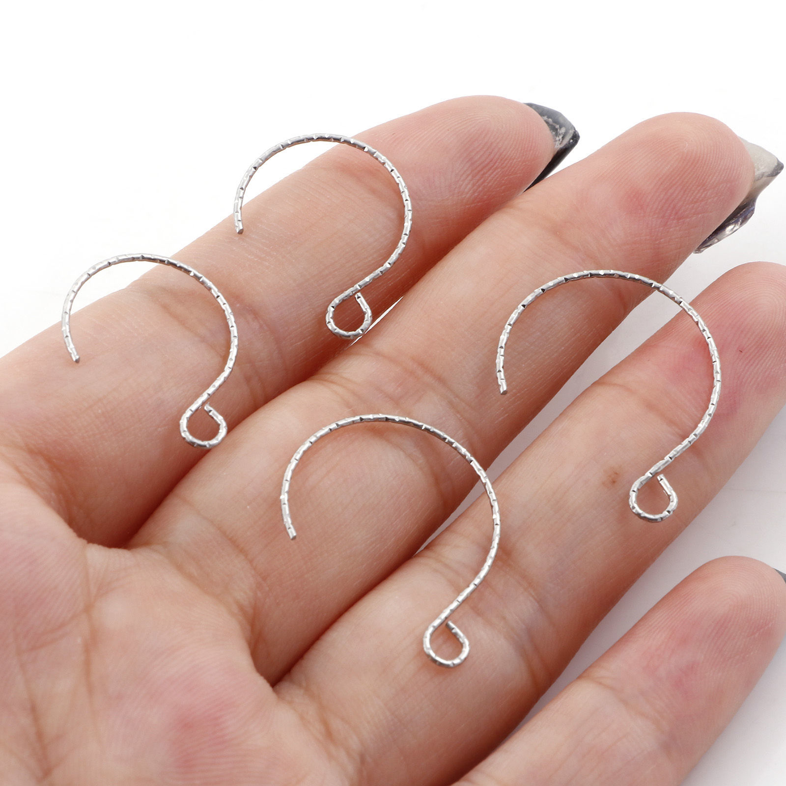 Image de Boucles d'Oreilles Crochets en 316 Acier Inoxydable Multicolore 10 Pcs