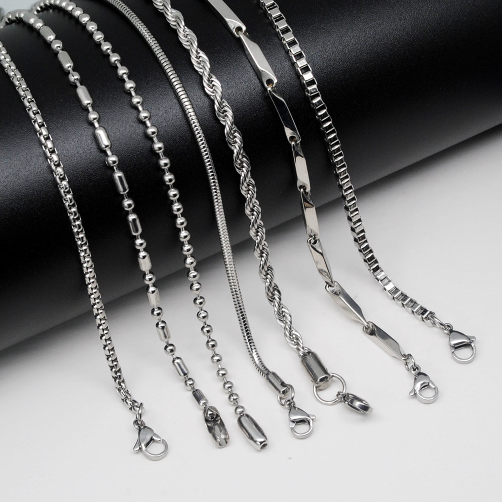 Picture of 304 Stainless Steel Link Chain Necklace Silver Tone
