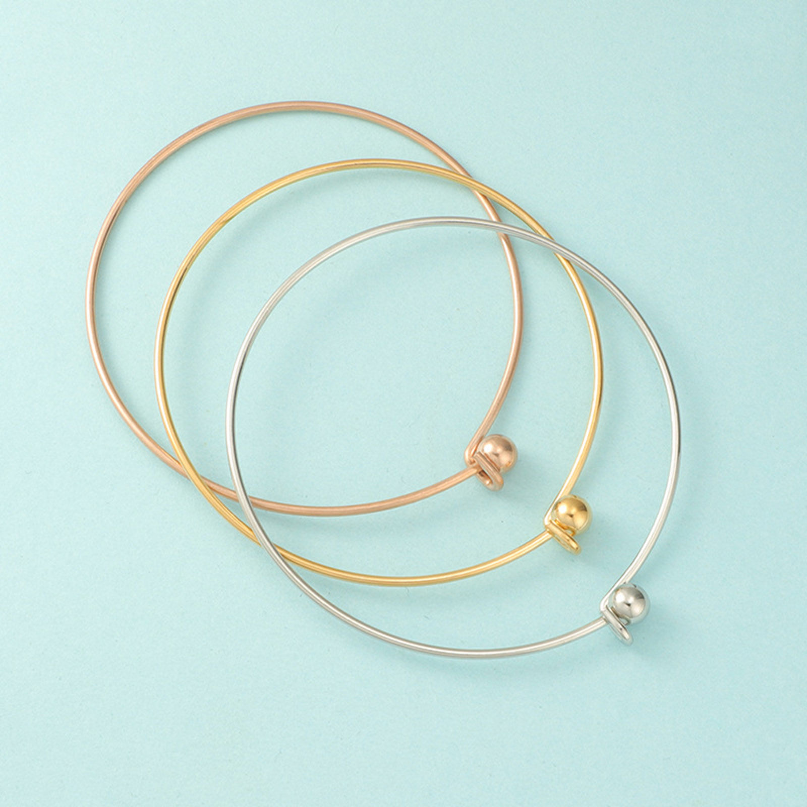 Изображение 304 Нержавеющая Сталь Расширяемые браслеты Браслеты Разноцветный Cфера Может быть откручен 6см диаметр, 1 ШТ