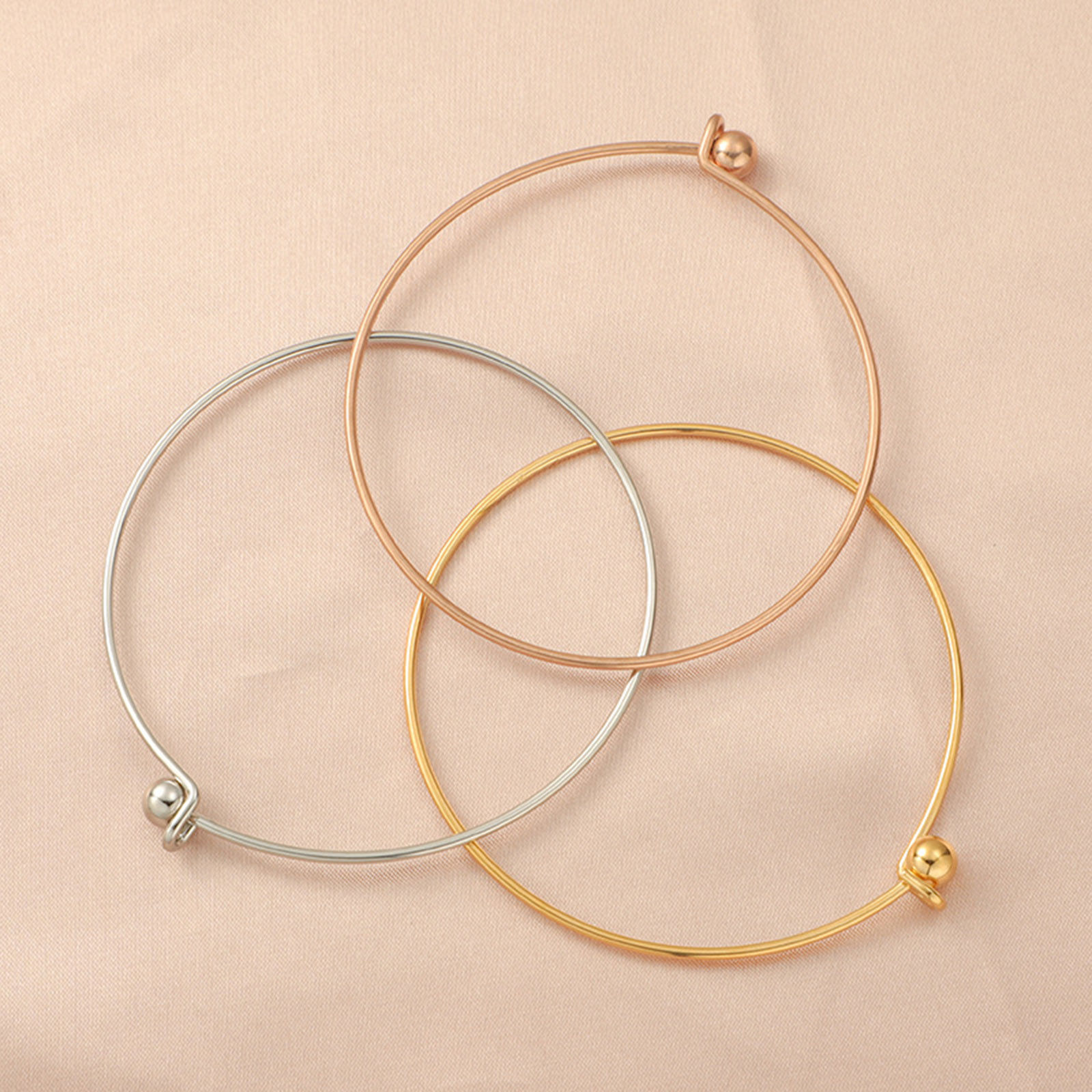 Изображение 304 Нержавеющая Сталь Расширяемые браслеты Браслеты Разноцветный Cфера Может быть откручен 6см диаметр, 1 ШТ