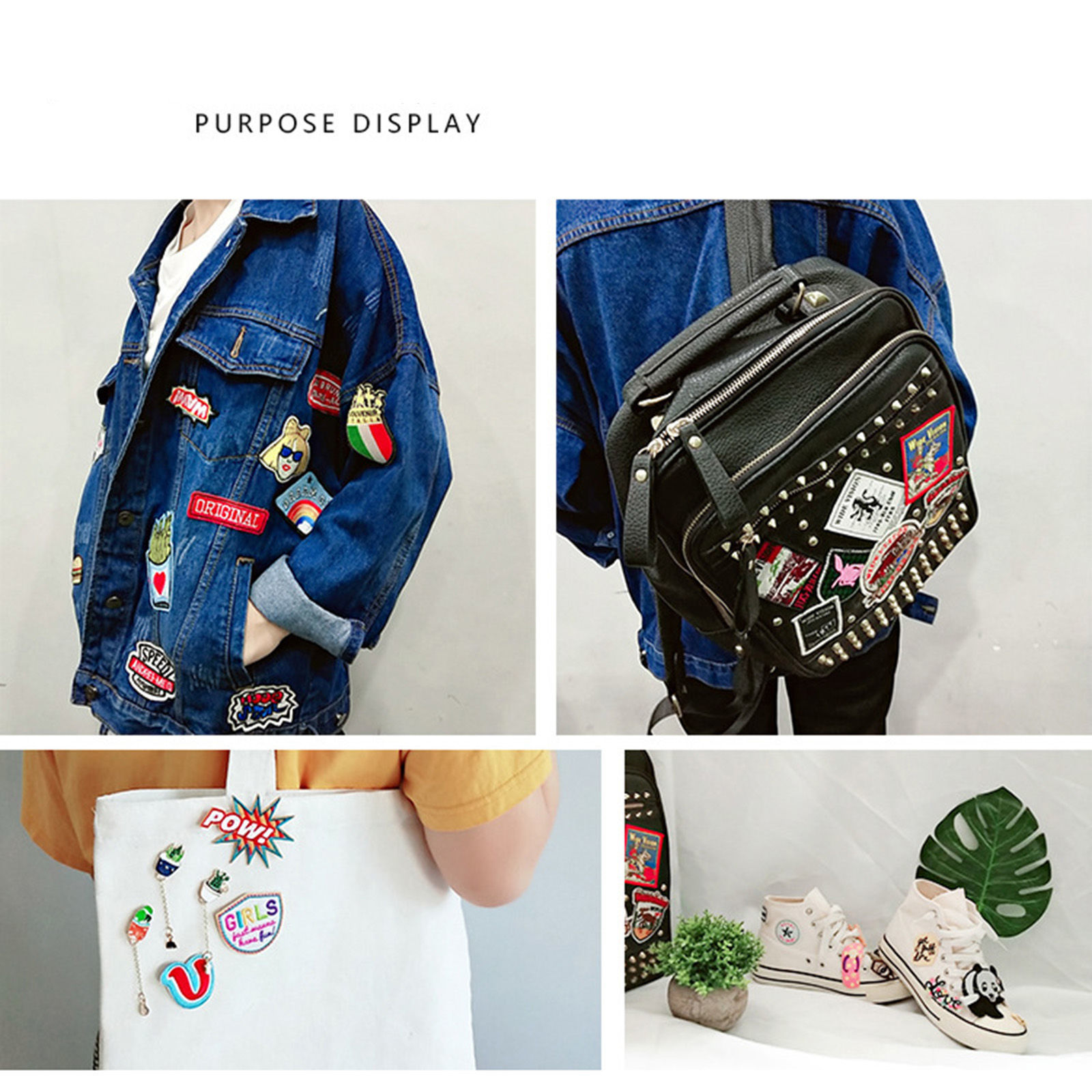 Picture of Polyester Embroidery Self-adhesive Patches Appliques DIY Sewing Craft Clothing Decoration Multicolor Flower 1 Piece