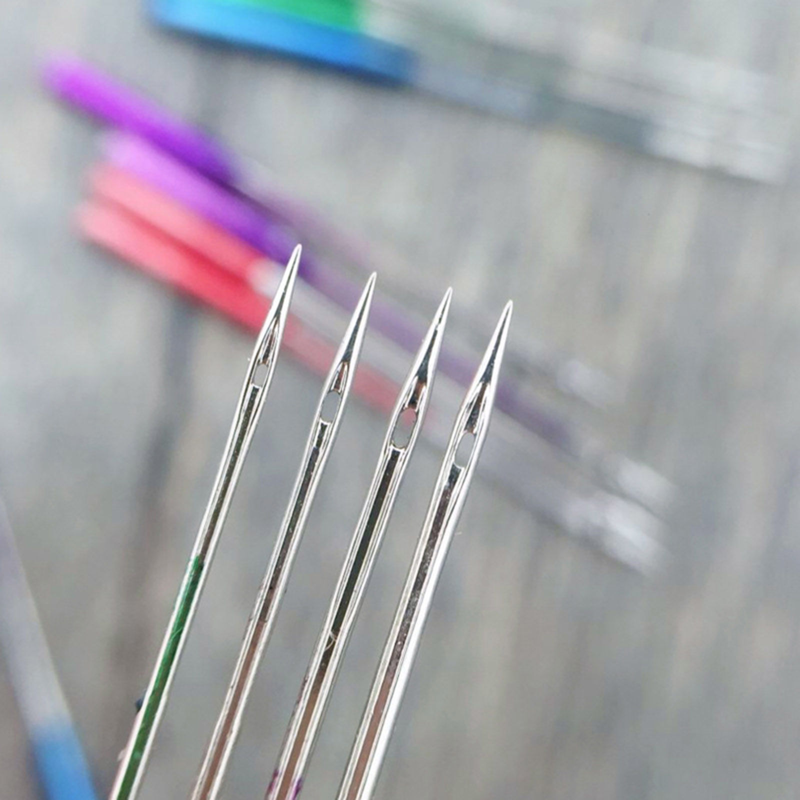 Picture of Alloy Sewing Stretch Cloth Machine Anti-jump Needles Multicolor 3.8cm(1 4/8") long