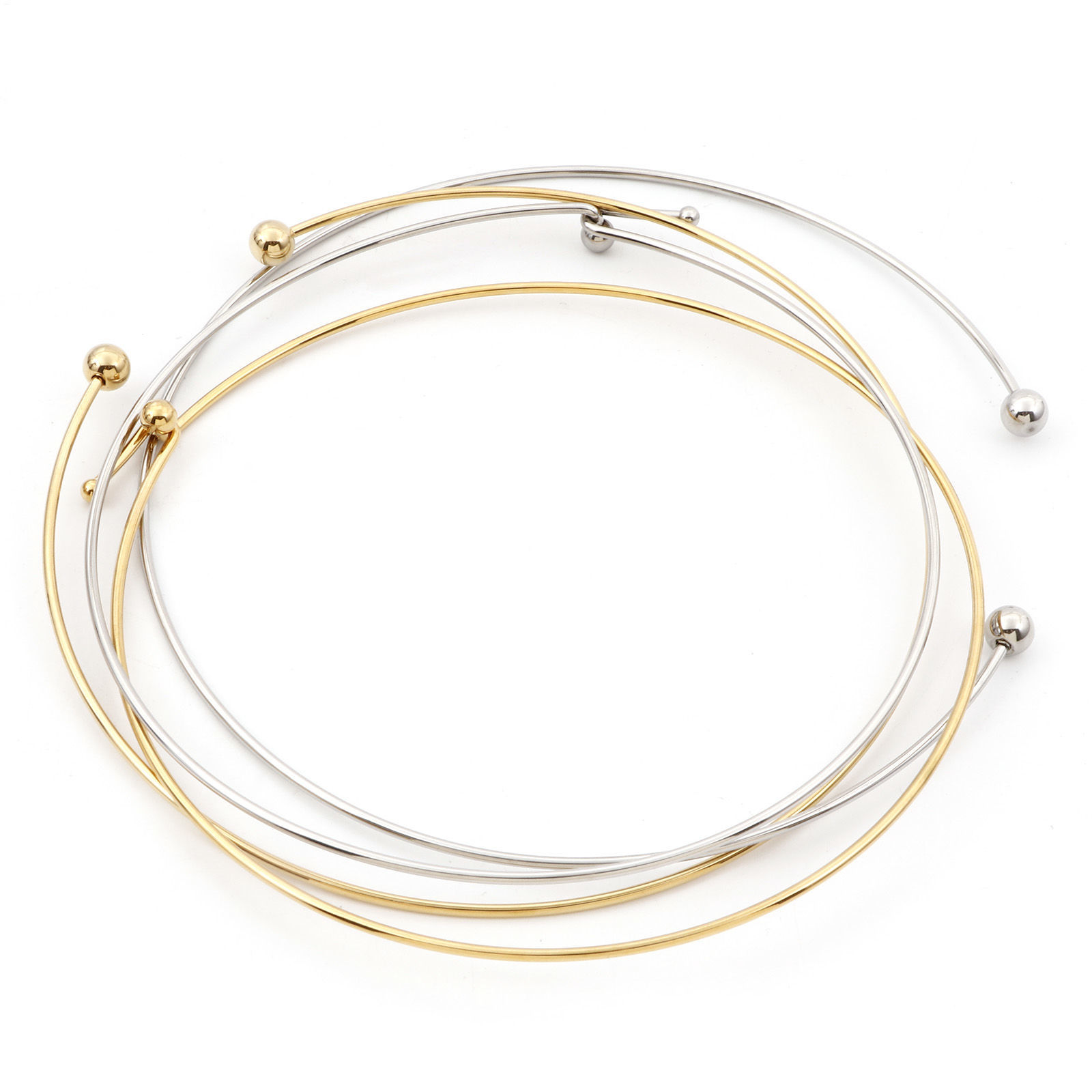 Bild von Umweltfreundlich 304 Edelstahl Choker Halskette 43cm lang, 1 Stück