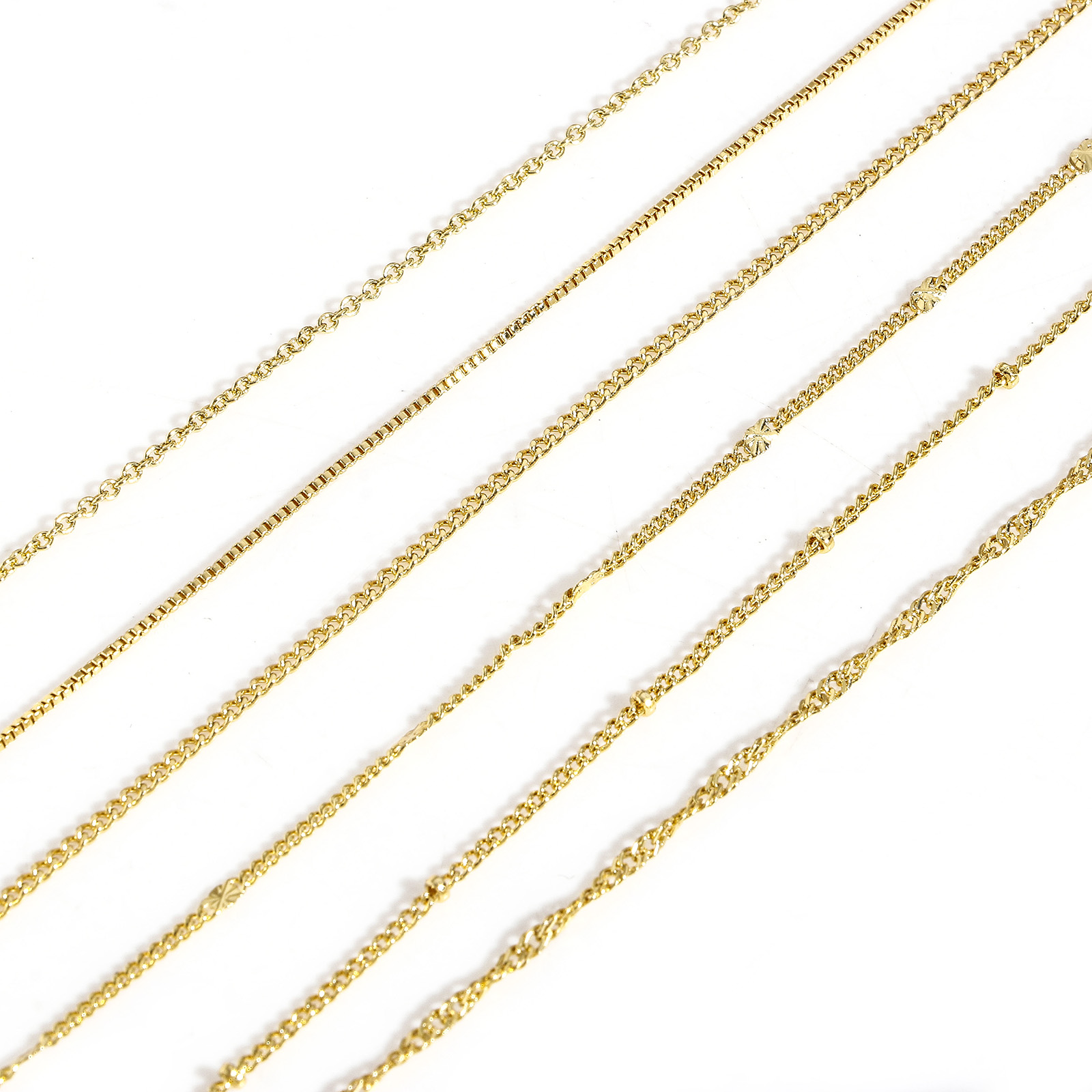 Picture of Eco-friendly Simple & Casual Simple 18K Gold Plated Brass Link Chain Necklace For Women New Mom