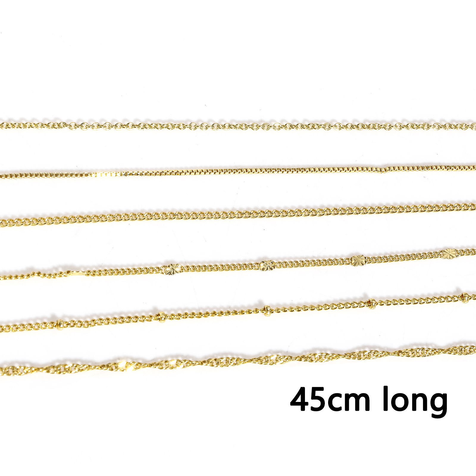 Picture of Eco-friendly Simple & Casual Simple 18K Gold Plated Brass Link Chain Necklace For Women New Mom
