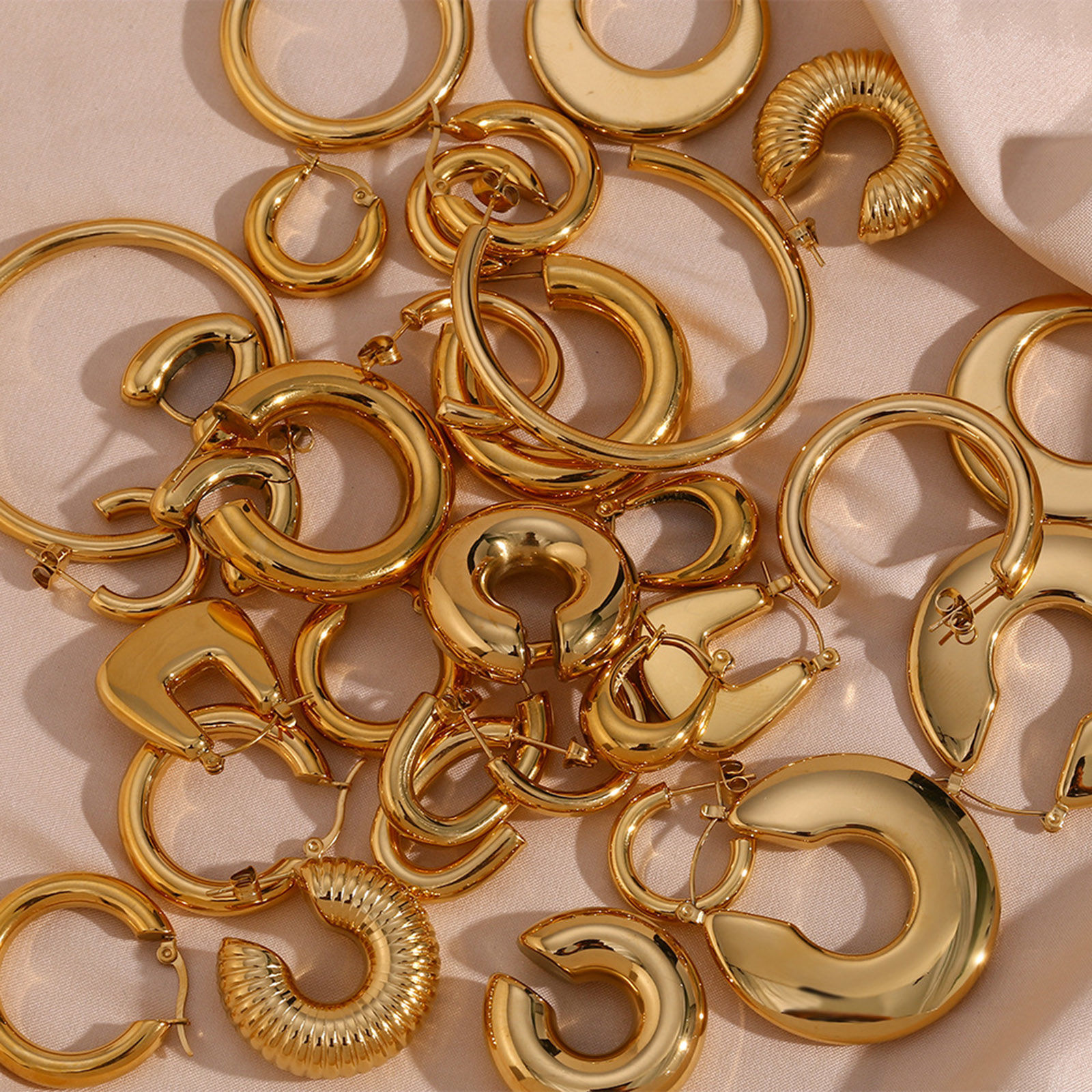 Picture of Eco-friendly 304 Stainless Steel Hoop Earrings