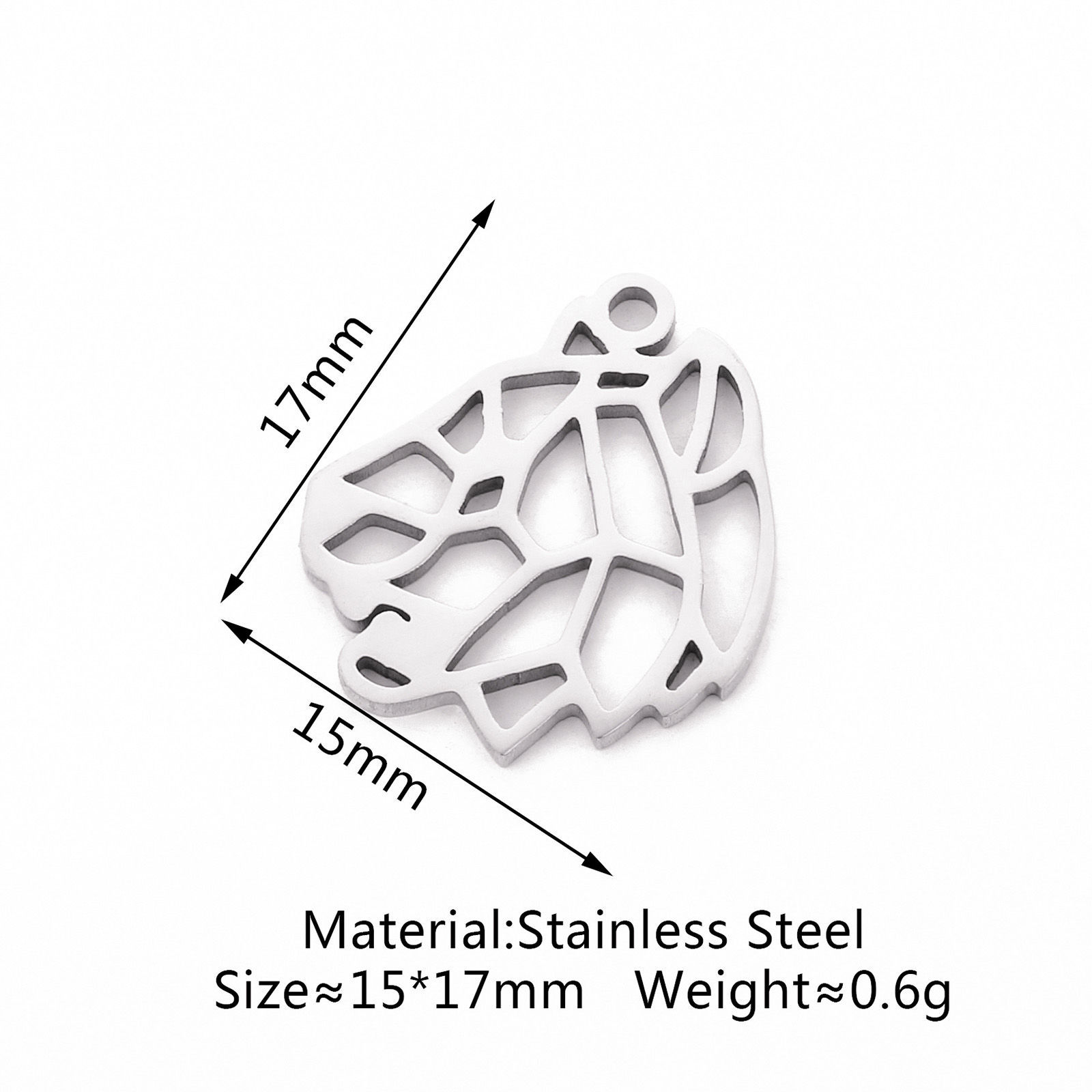 Picture of Eco-friendly 304 Stainless Steel Ocean Jewelry Charms Multicolor Lion Animal Fox