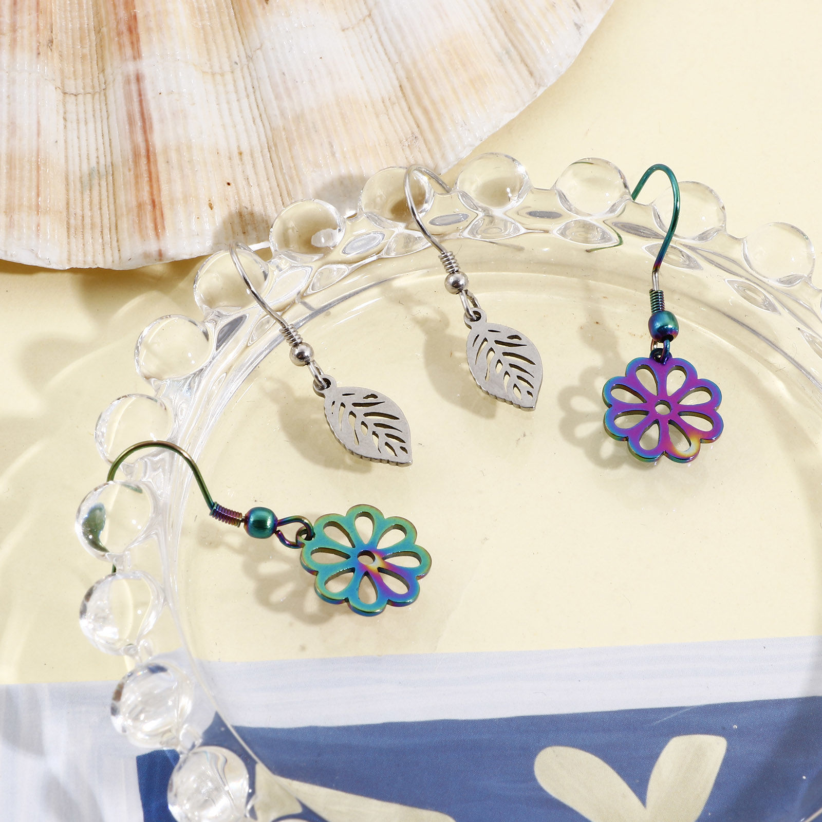 201ステンレス鋼 チャーム 透かし 10 個 の画像