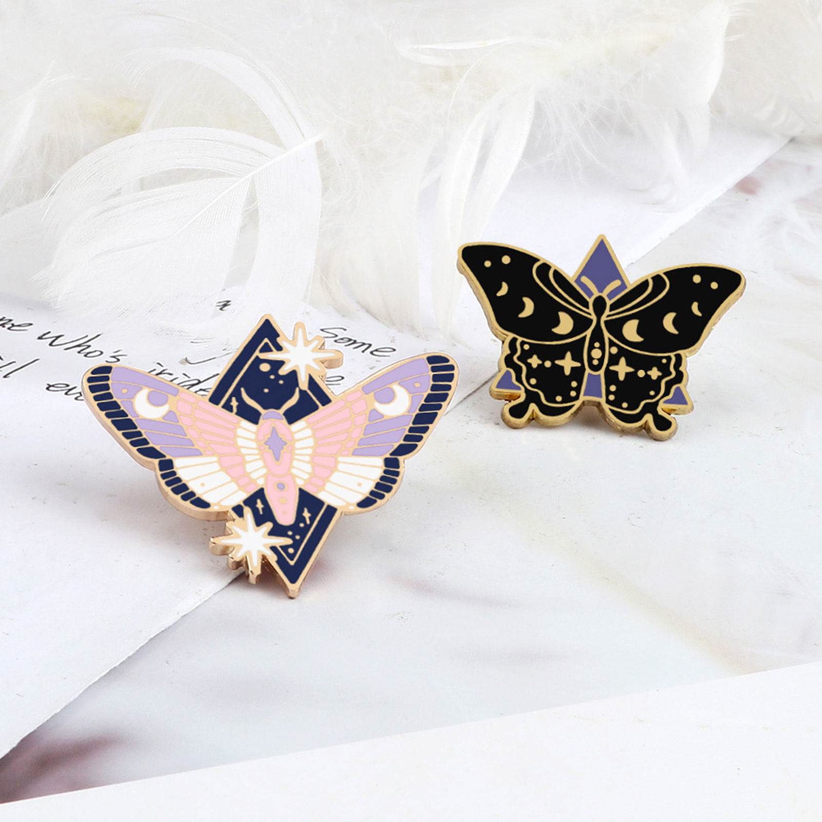 Picture of Insect Pin Brooches Butterfly Animal Multicolor Enamel