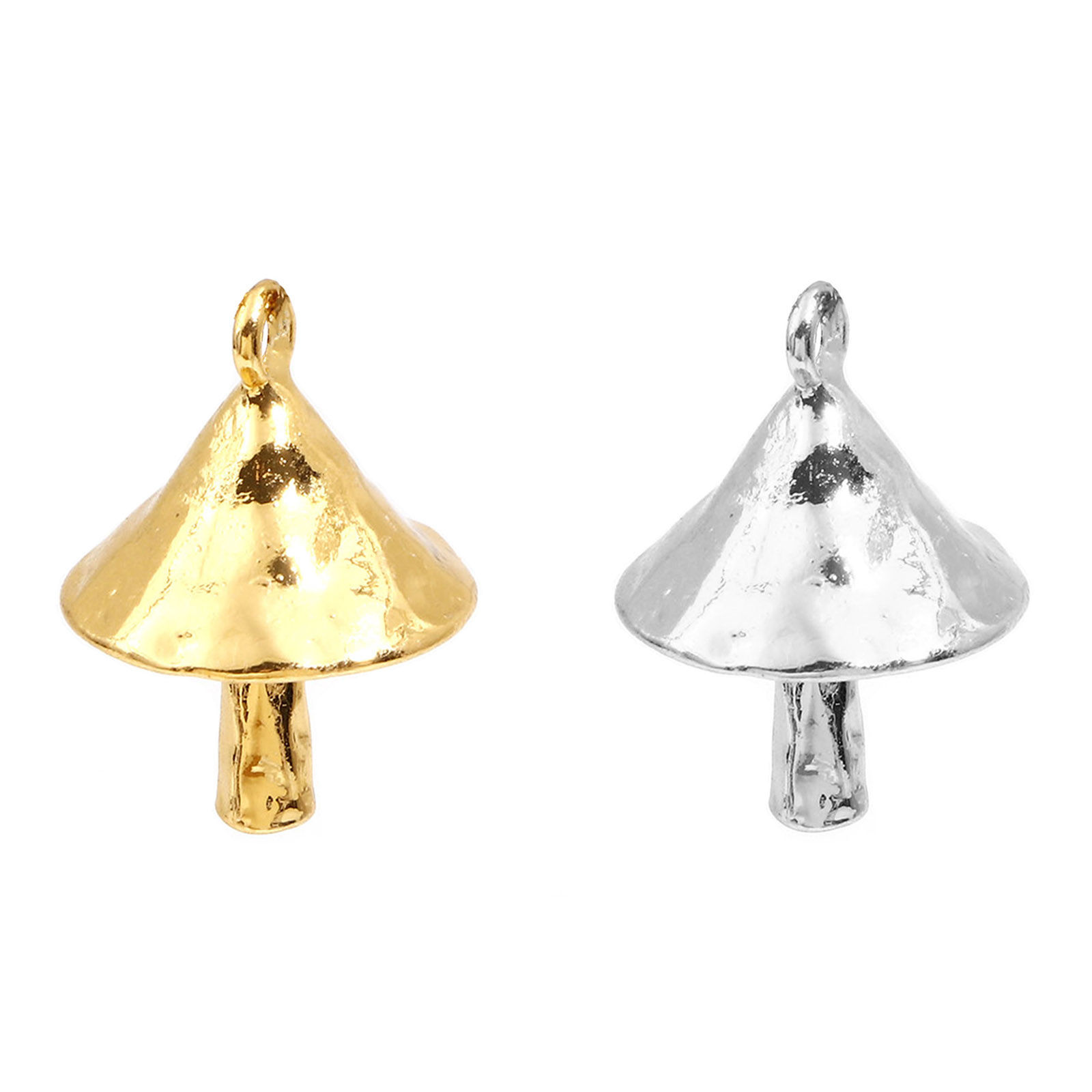 Imagen de Zamak Colgantes Charms Seta 3D 25.5mm x 19mm, 5 Unidades