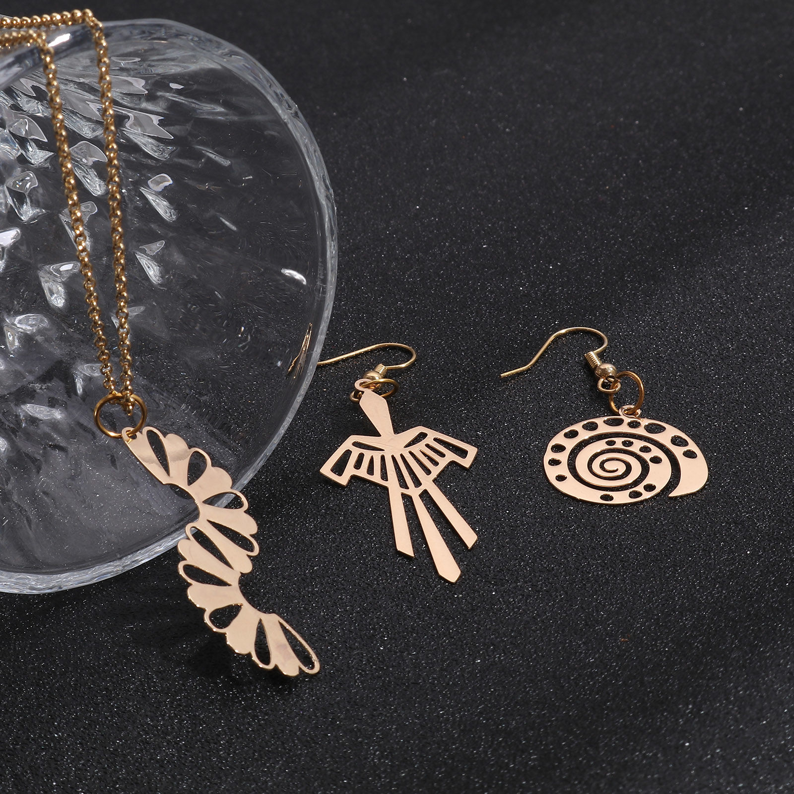 Picture of Iron Based Alloy Filigree Stamping Connectors Charms Pendants Multicolor Spiral Sun Rays Hollow
