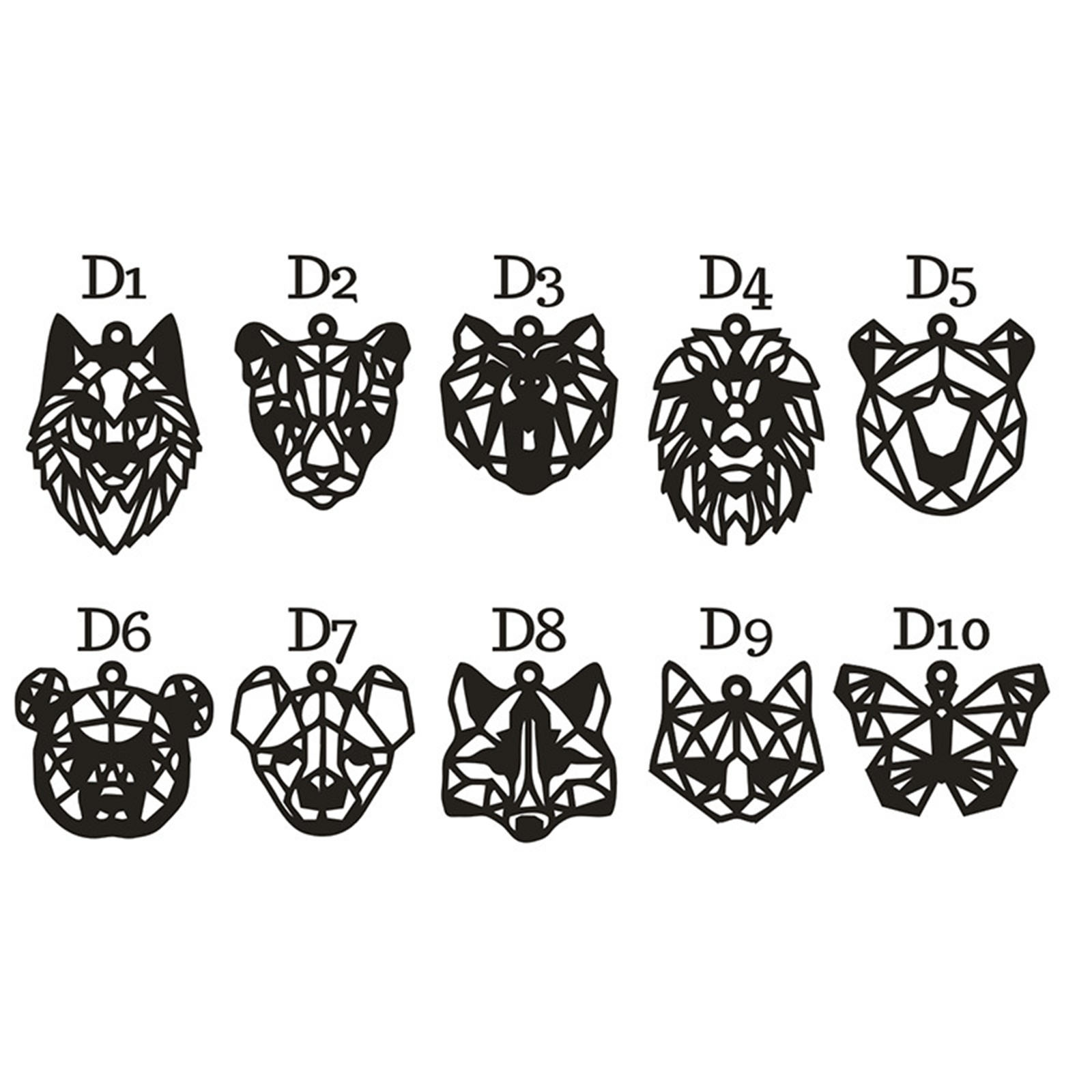 Изображение 1 ШТ Нержавеющая Сталь контур животных Индивидуальное имя Ожерелье Персонализированная подвеска с буквой 45см Длина