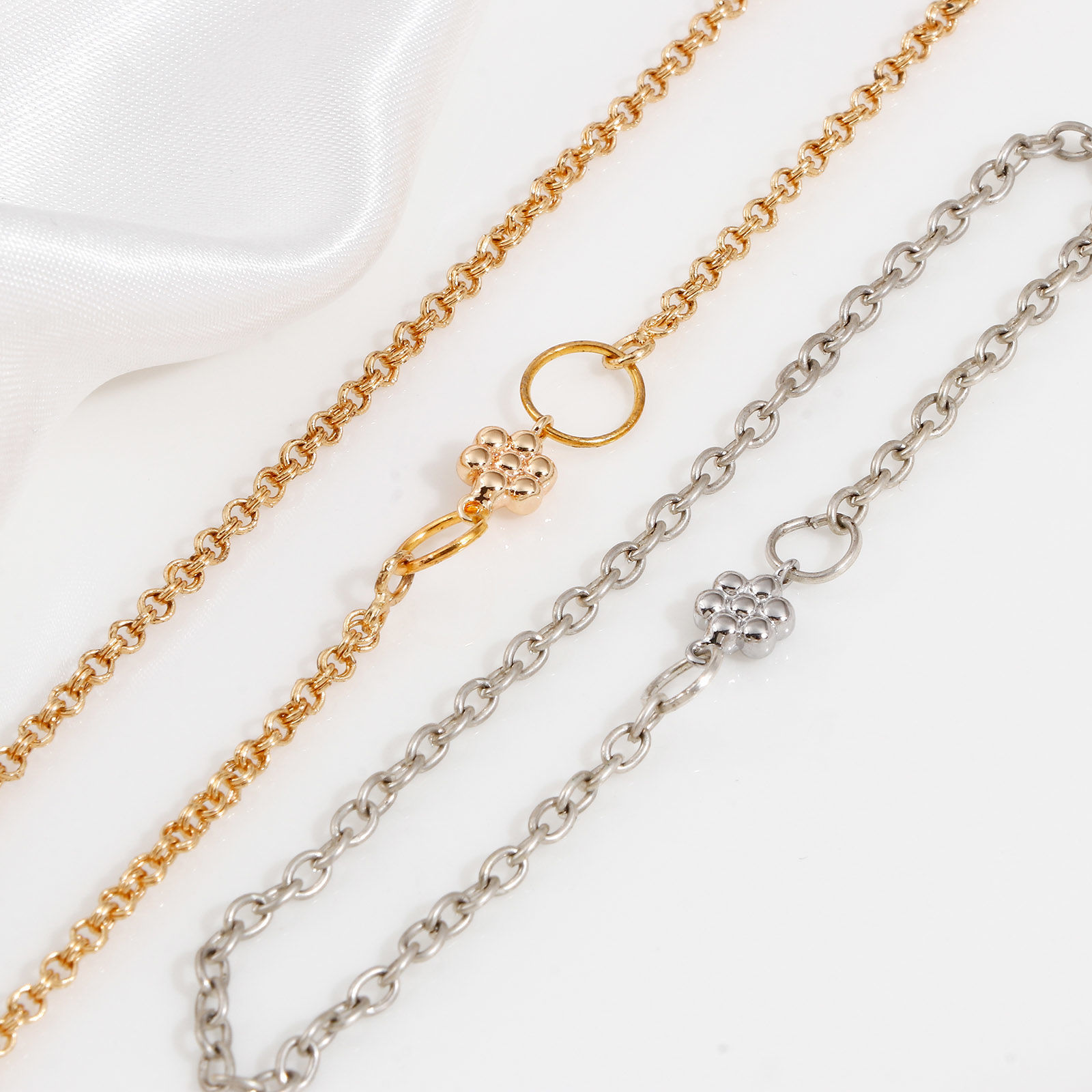 Picture of Brass Connectors Charms Pendants Real Gold Plated