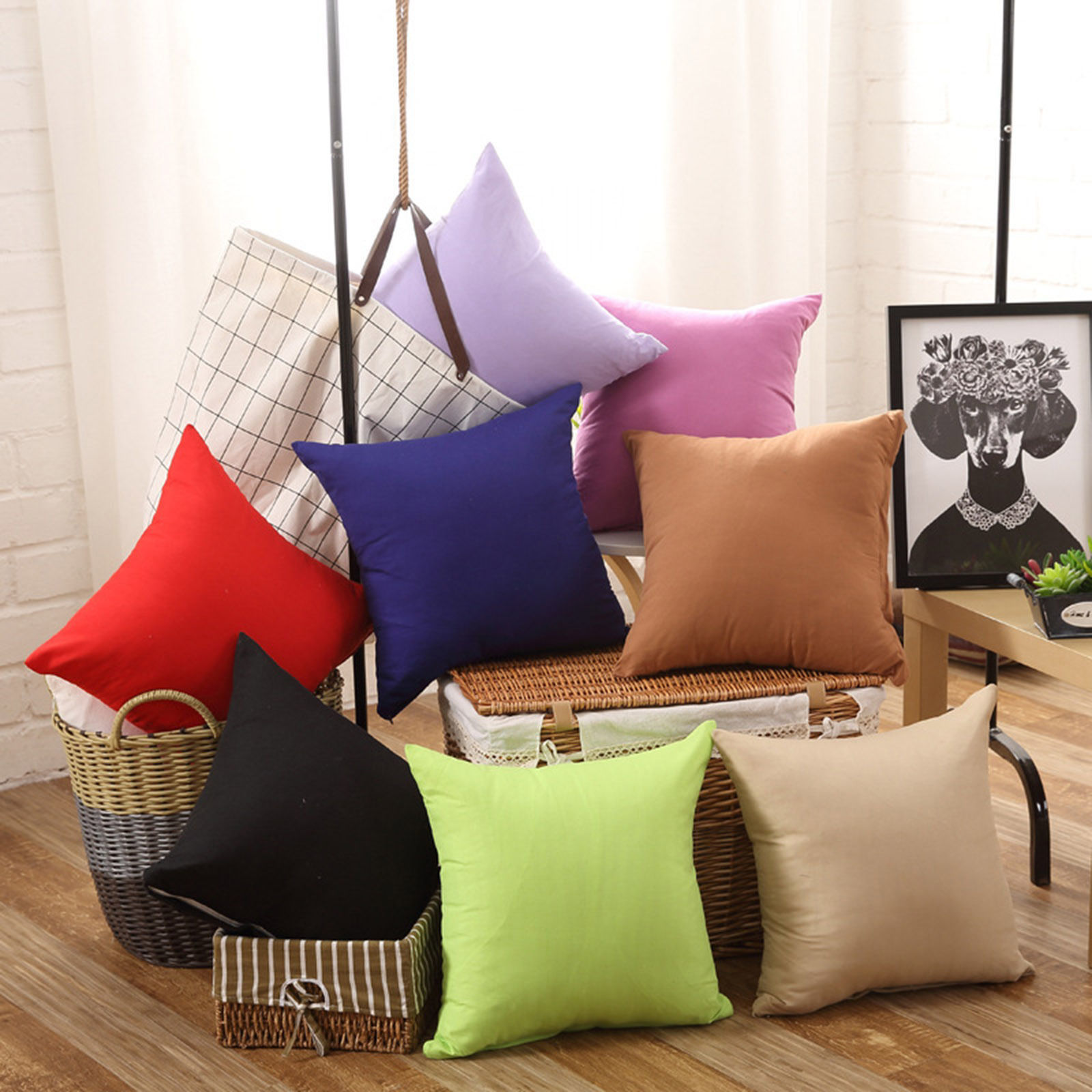 Изображение Spandex Pillow Cases Multicolor Square