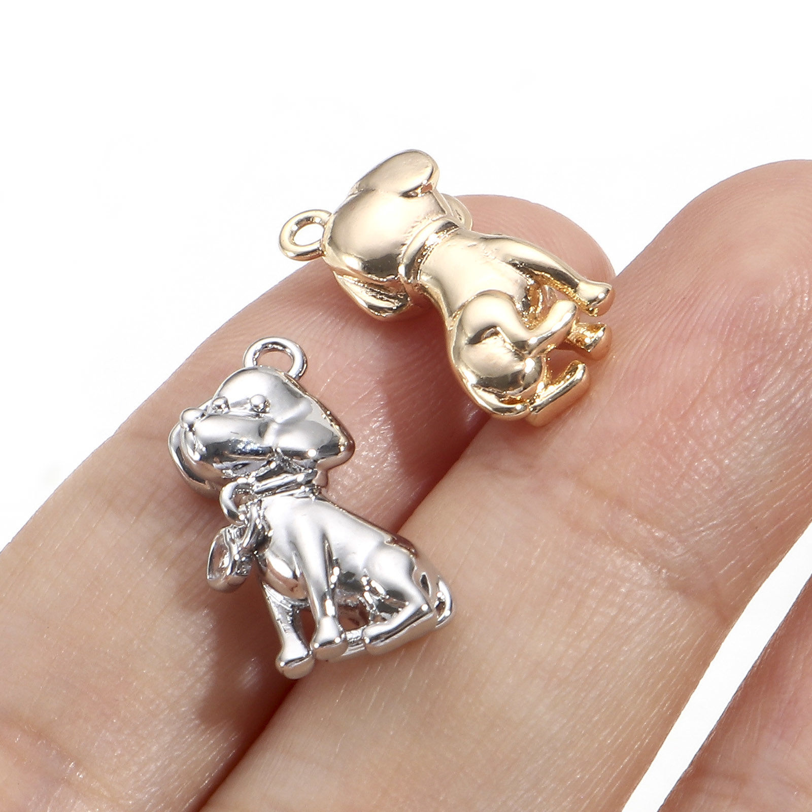 真鍮 チャーム リアルゴールドメッキ 1 個 の画像