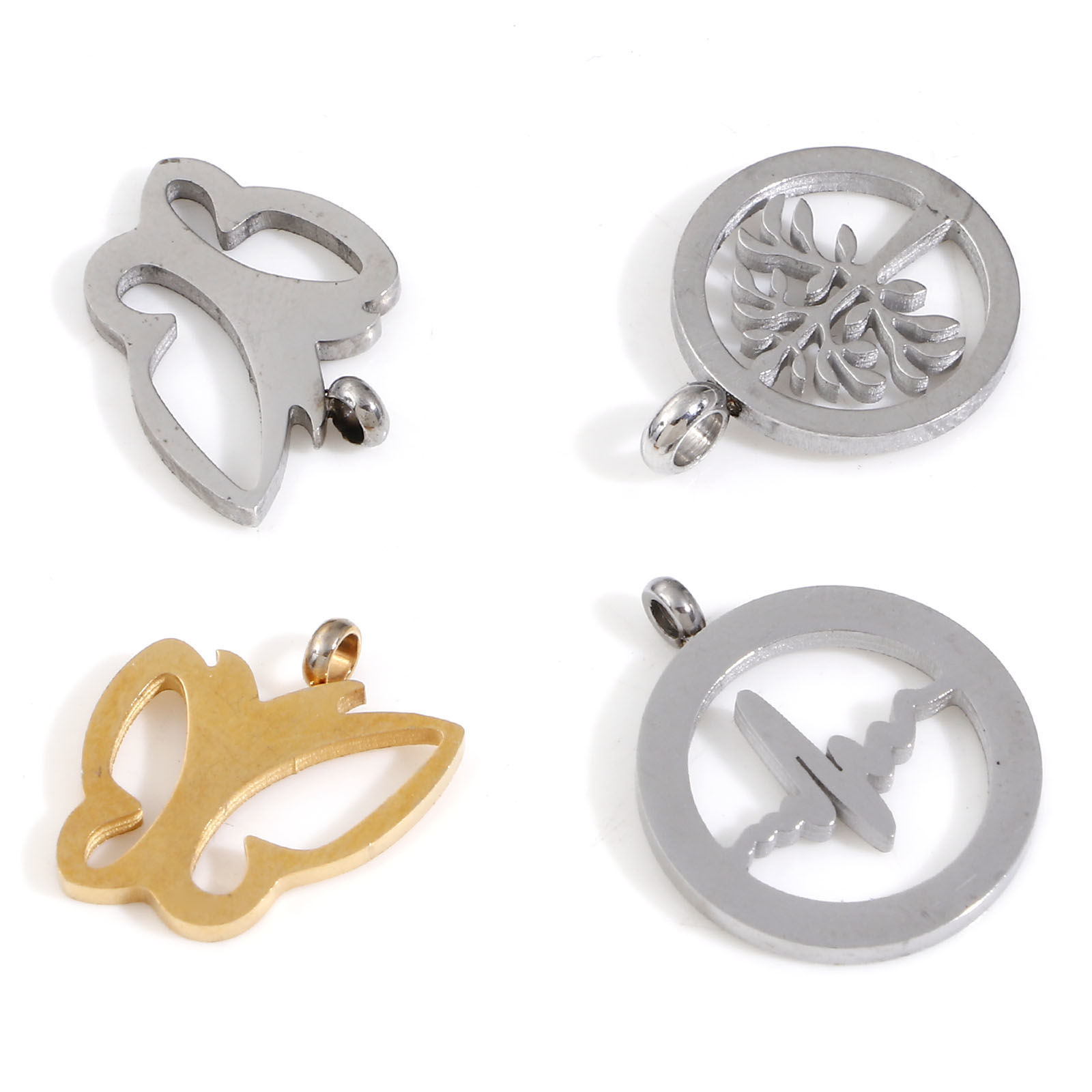 Picture of 304 Stainless Steel Charms Multicolor