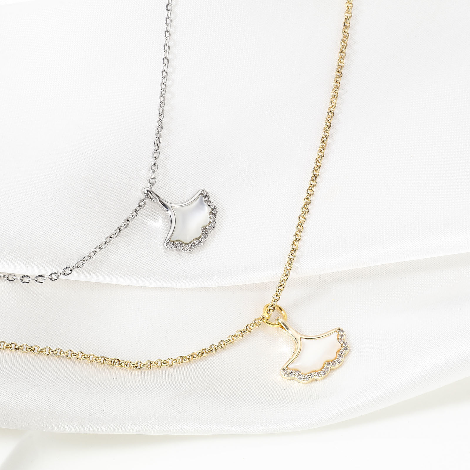 Imagen de Concha + Latón Colgantes Charms Oro Real Chapado 1 Unidad