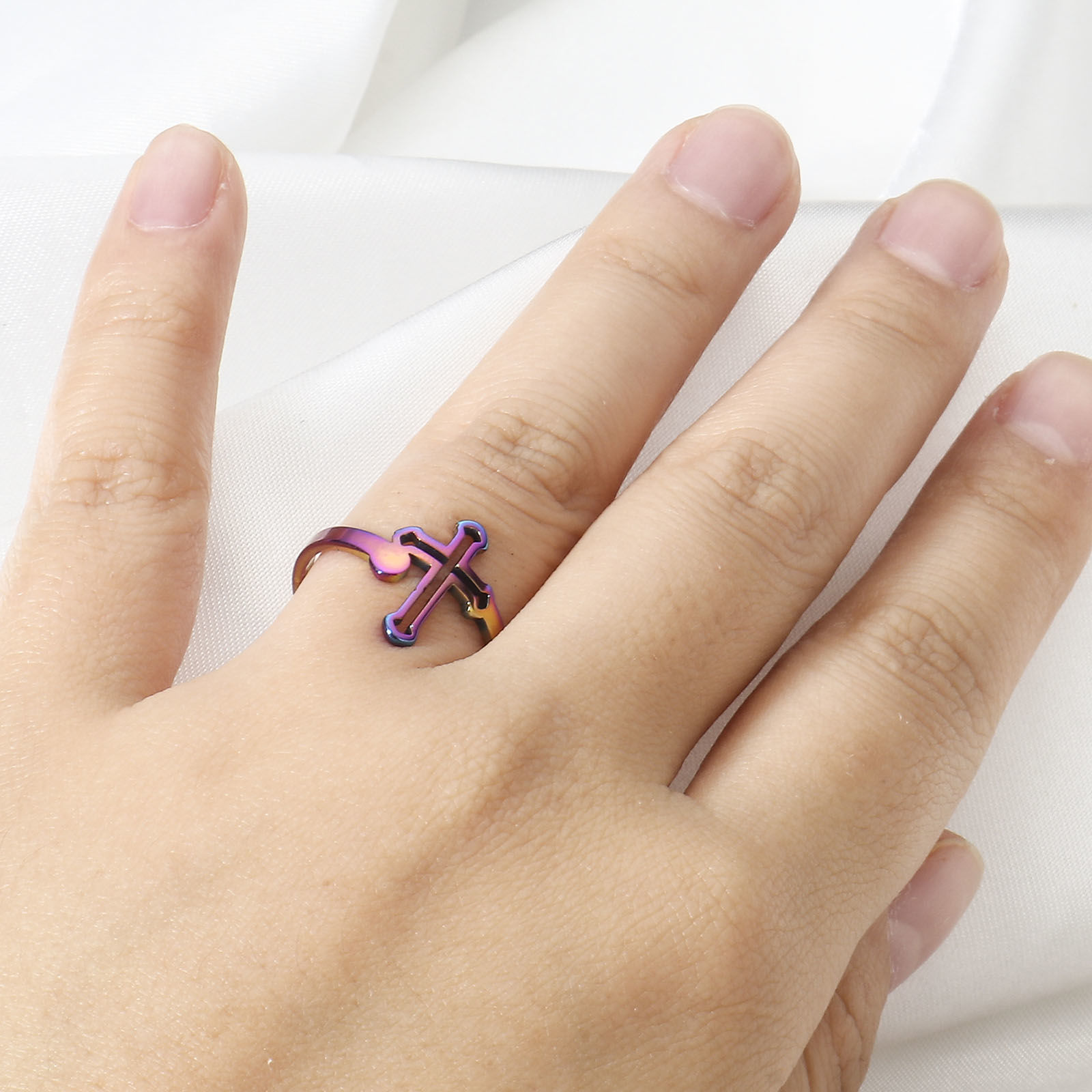 Picture of 304 Stainless Steel Open Adjustable Rings 16.9mm(US Size 6.5)