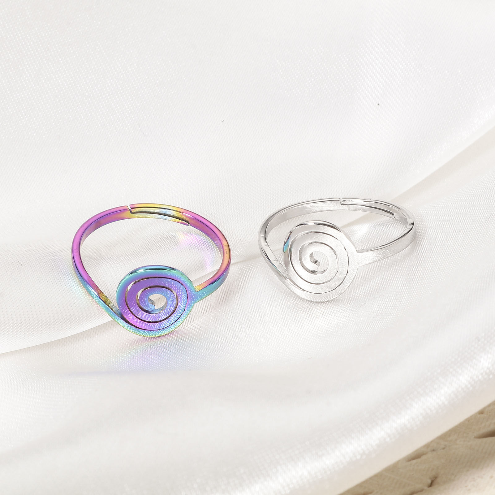 Picture of 304 Stainless Steel Open Adjustable Rings 16.9mm(US Size 6.5)