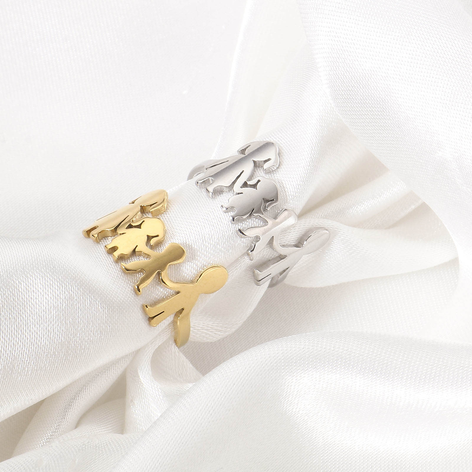 Picture of 304 Stainless Steel Open Adjustable Rings 16.9mm(US Size 6.5)