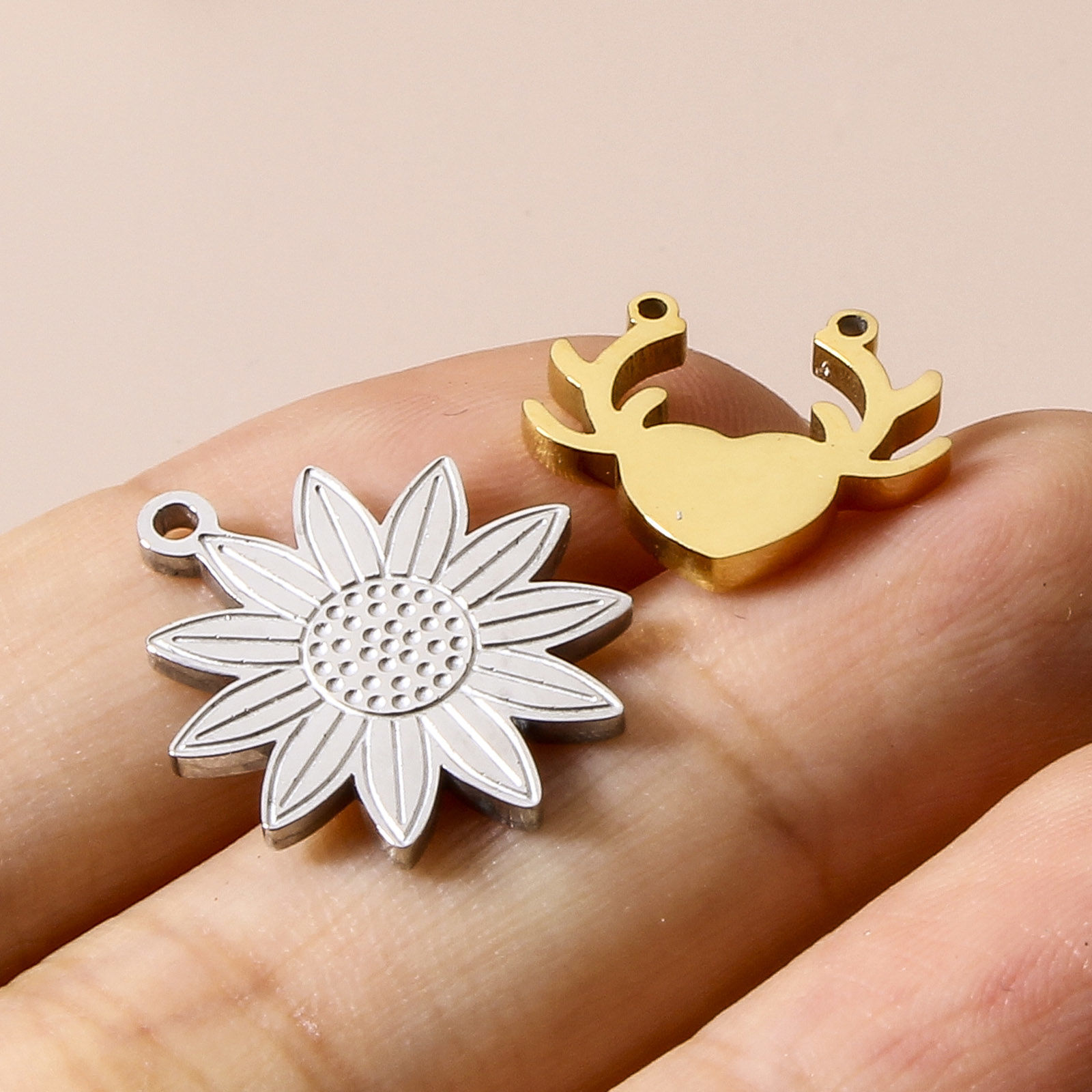 Imagen de 304 Acero Inoxidable Colgantes Charms 1 Unidad