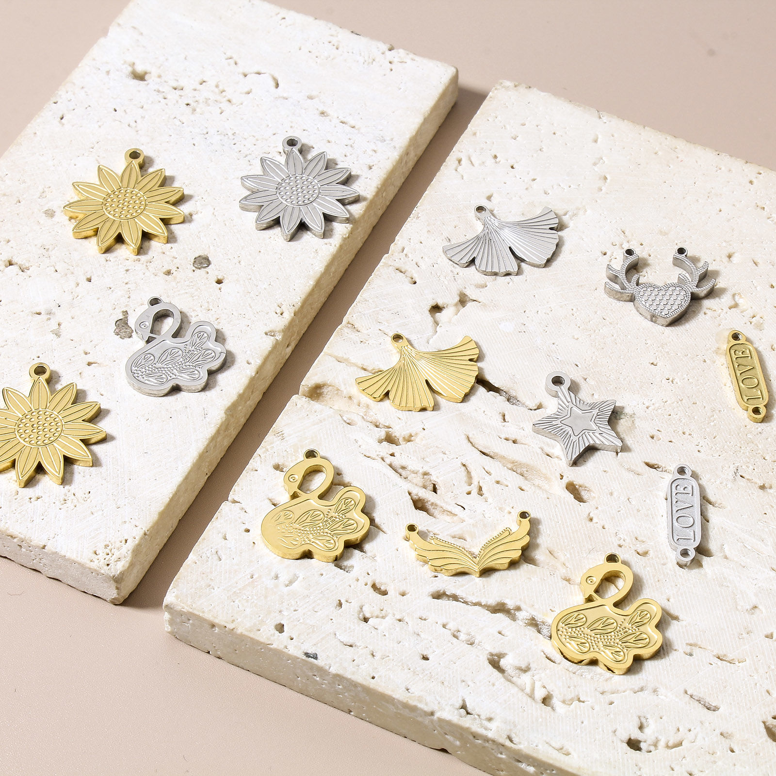 Imagen de 304 Acero Inoxidable Colgantes Charms 1 Unidad