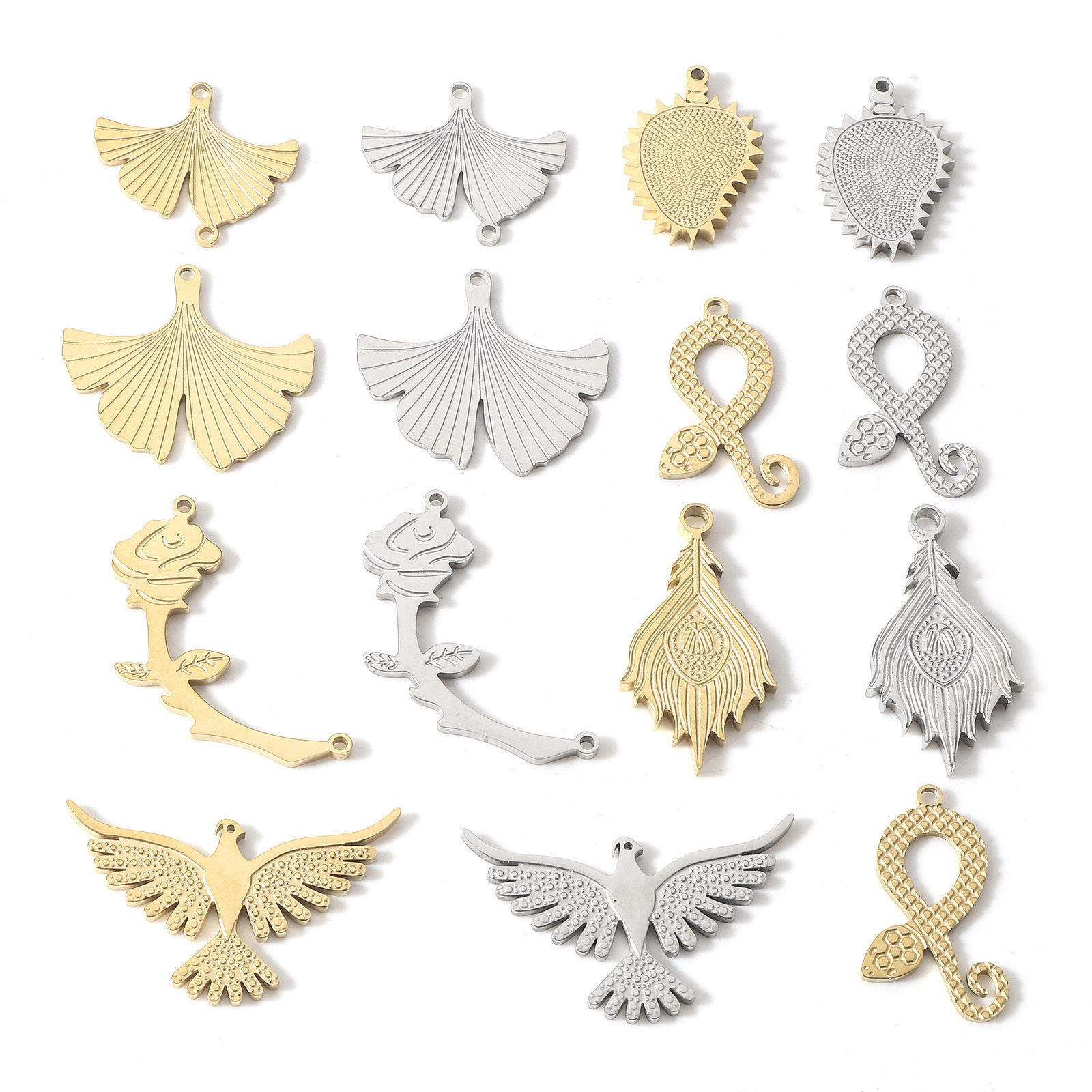 Immagine di 304 Acciaio Inossidabile Charms 1 Pz