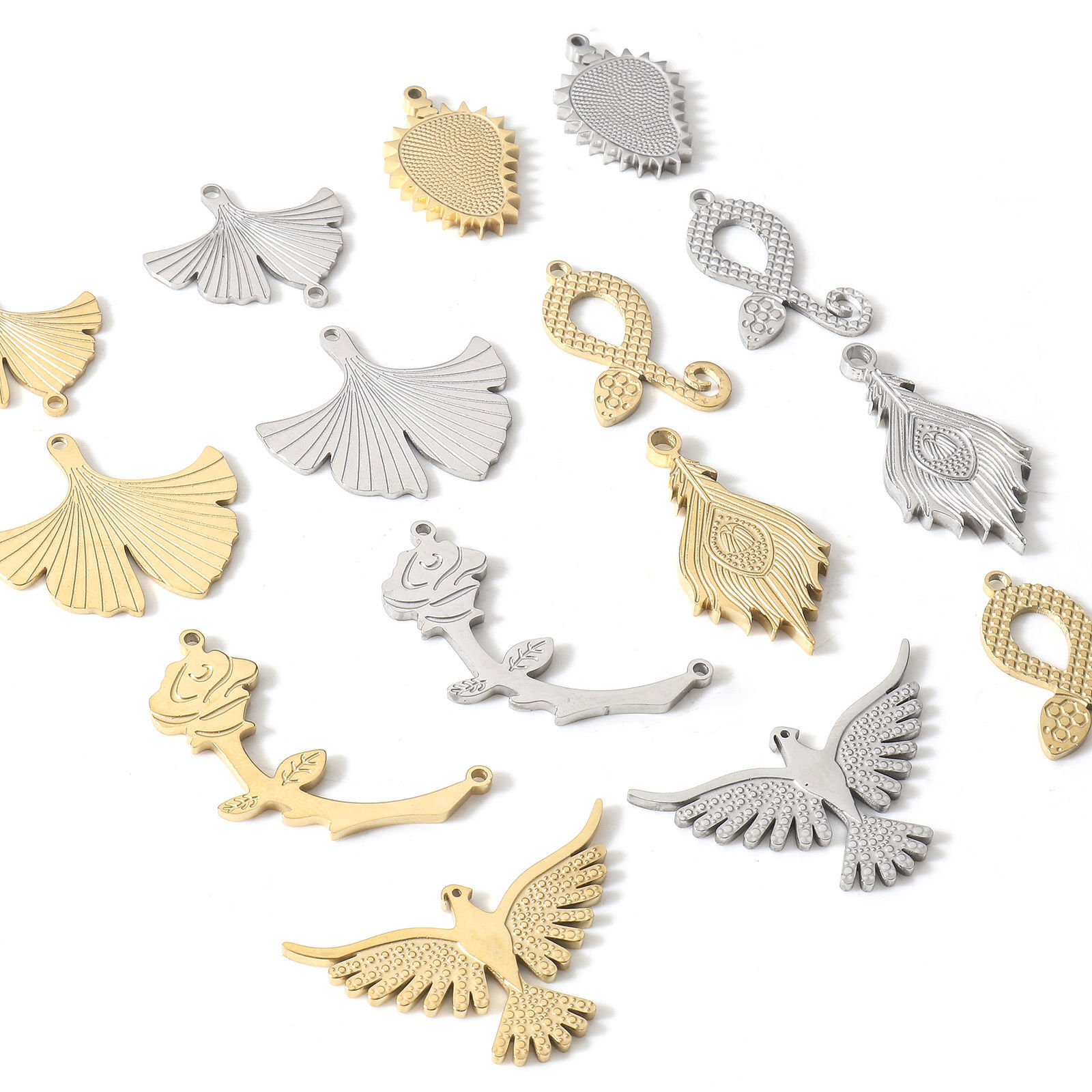 Immagine di 304 Acciaio Inossidabile Charms 1 Pz