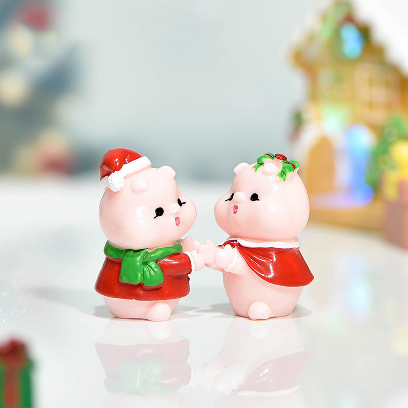 Picture of Resin Cute Micro Landscape Miniature Home Decoration Multicolor Christmas Santa Claus