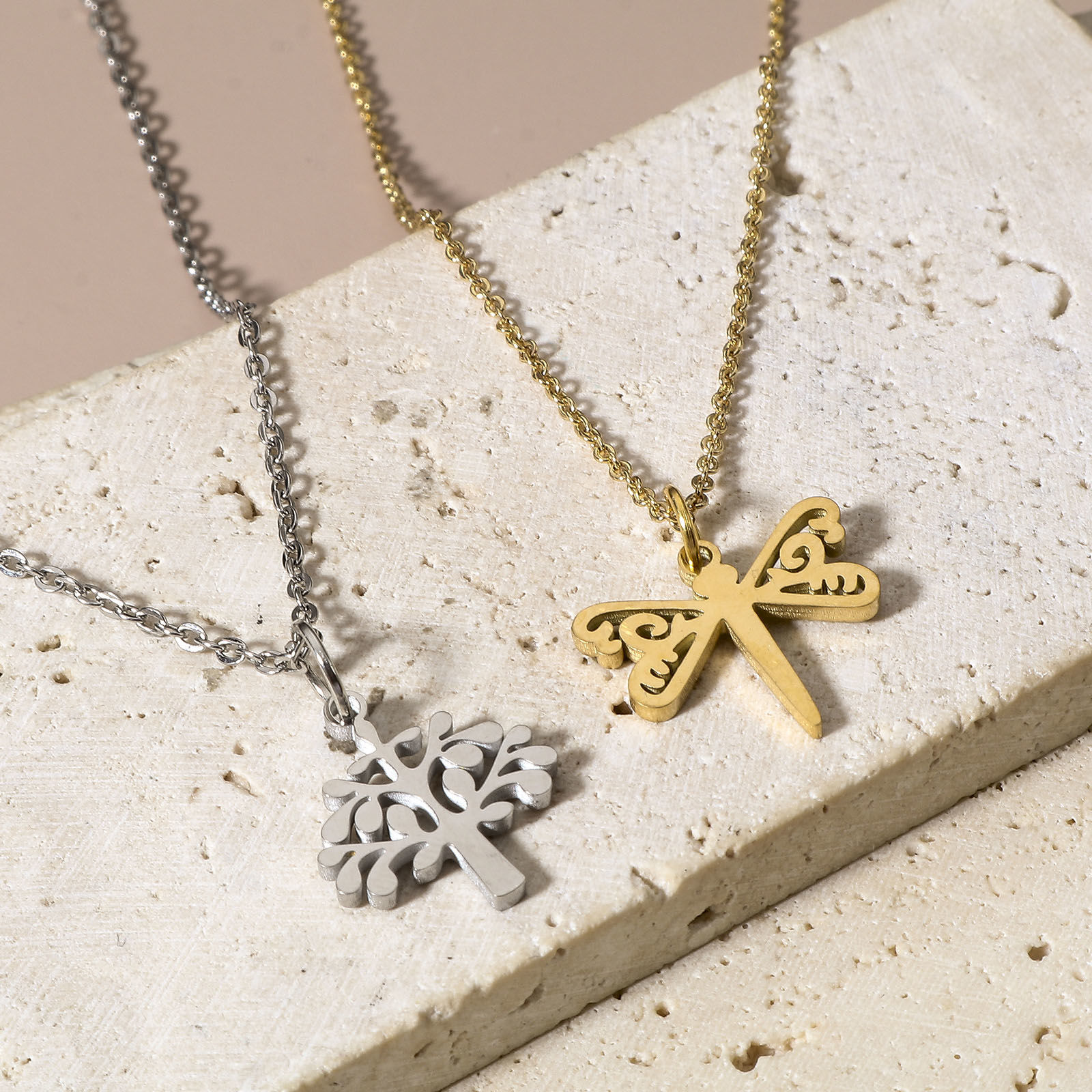 304ステンレス鋼 チャーム ペンダント 5 個 の画像