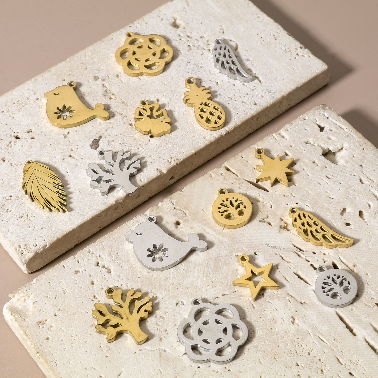 Immagine di 304 Acciaio Inossidabile Charms 5 Pz