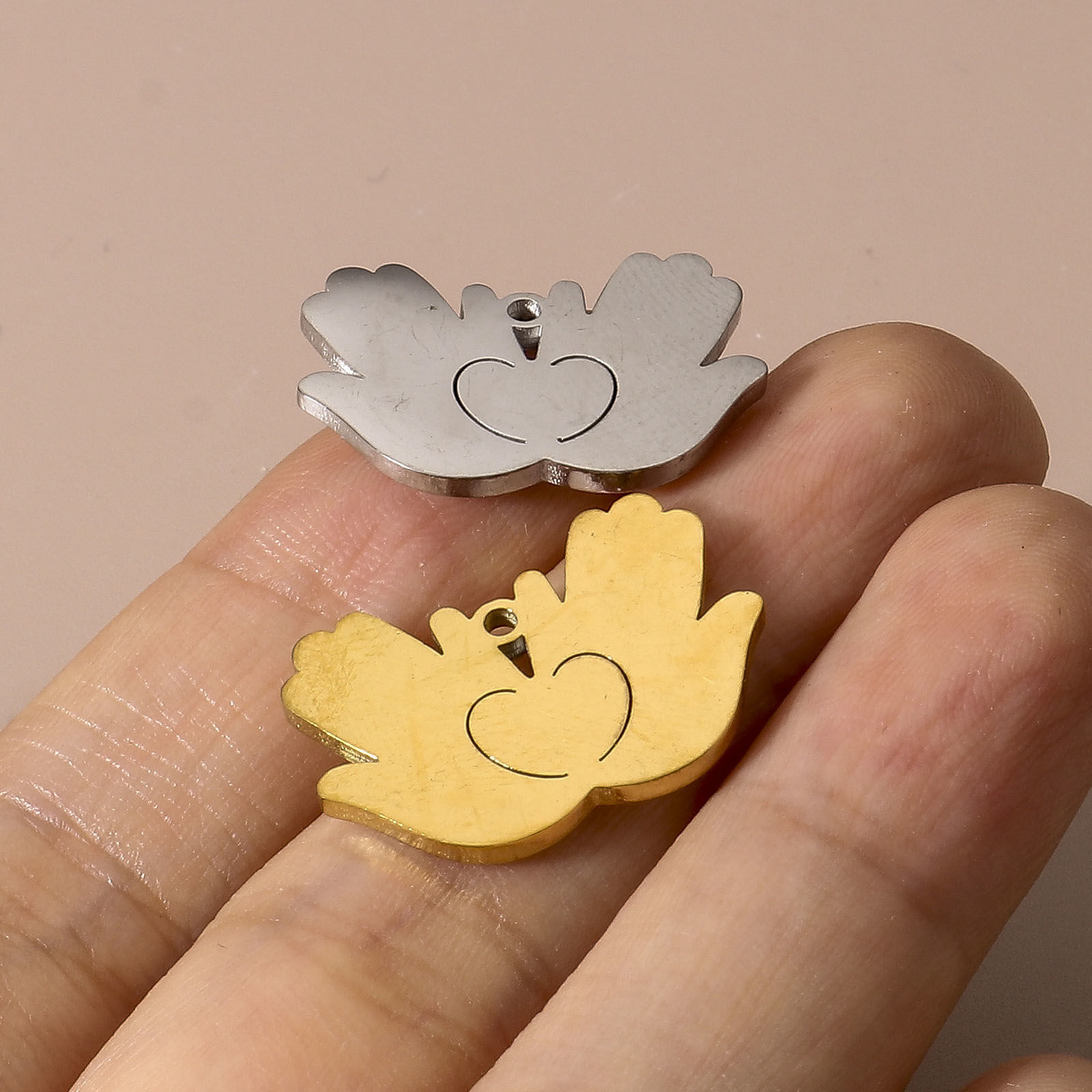 Immagine di 304 Acciaio Inossidabile Charms 5 Pz