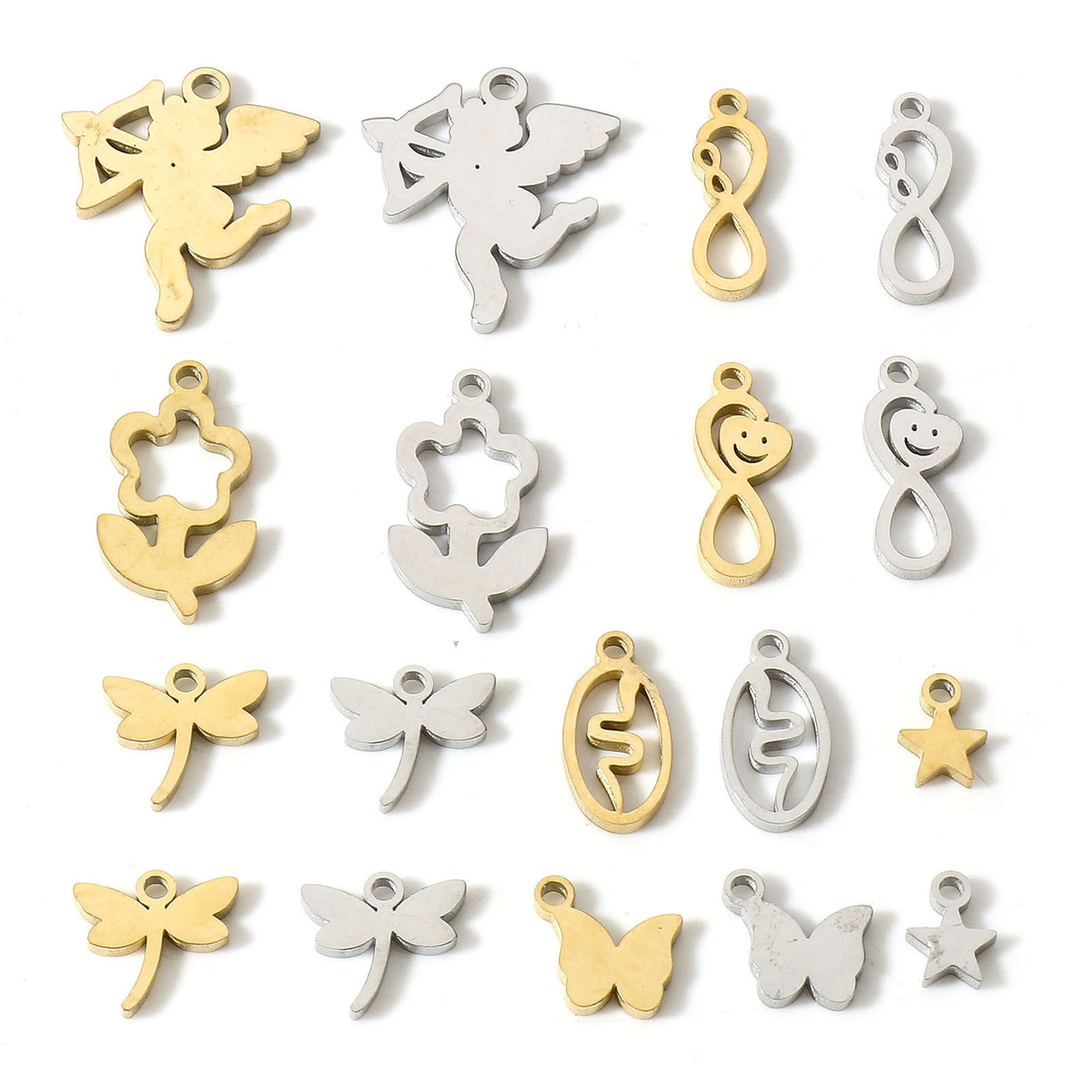 Immagine di 304 Acciaio Inossidabile Charms 5 Pz