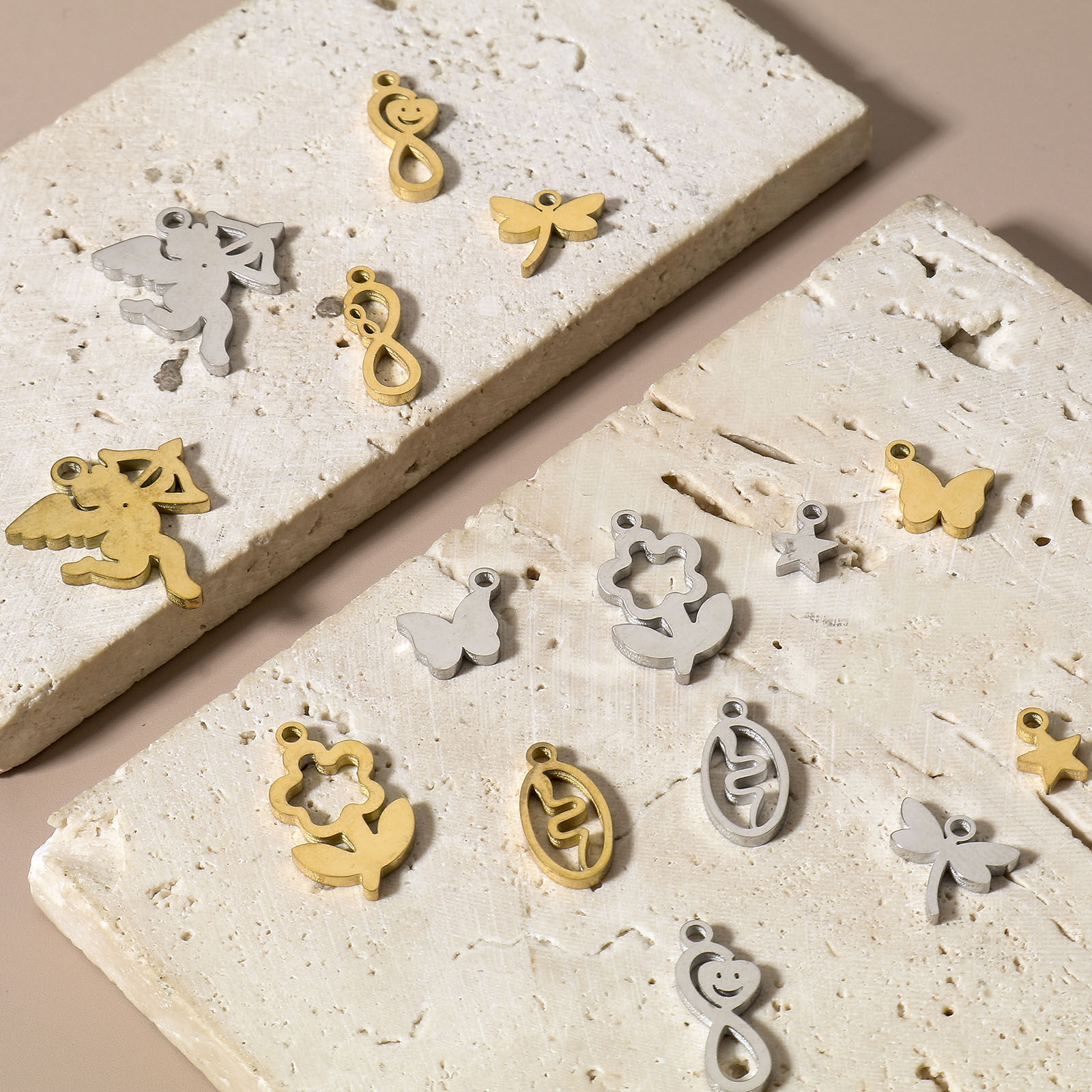 Immagine di 304 Acciaio Inossidabile Charms 5 Pz