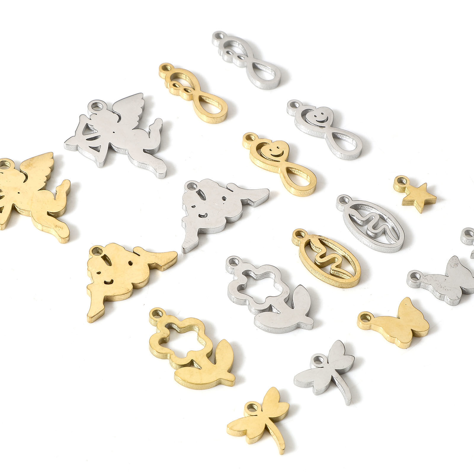 Immagine di 304 Acciaio Inossidabile Charms 5 Pz