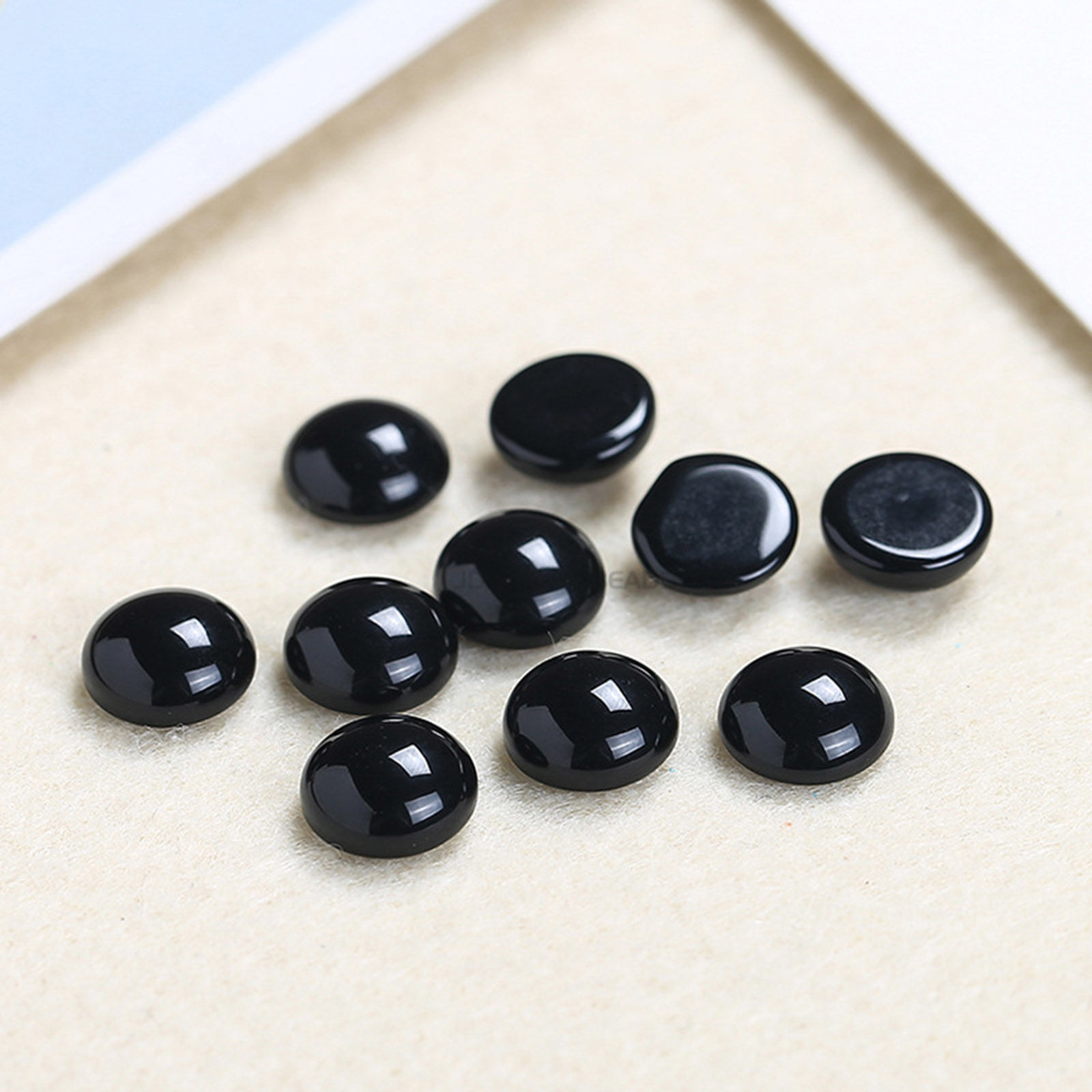 Picture of (Grade A) Gemstone ( Natural ) Dome Seals Cabochon Round 6mm Dia.