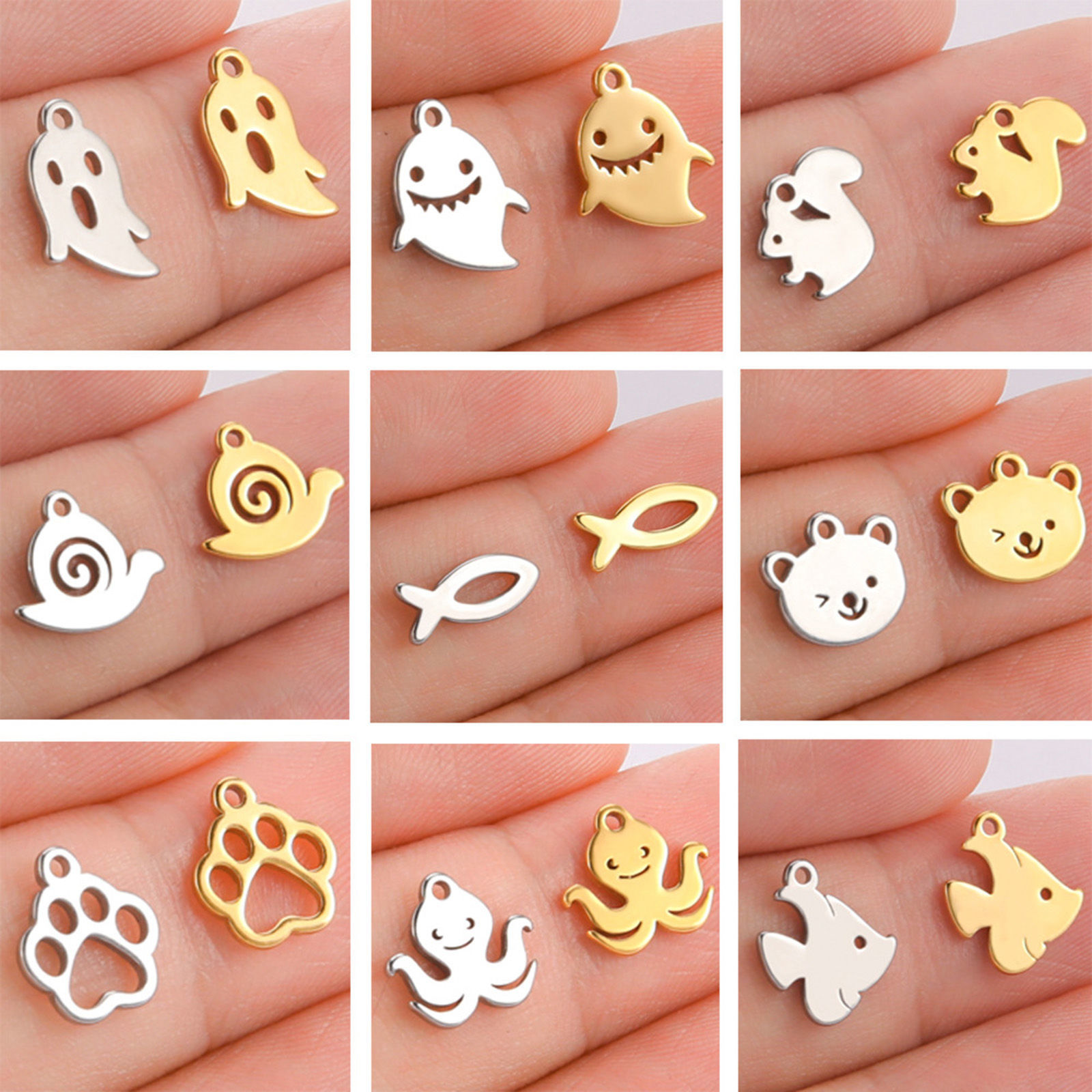 Picture of 304 Stainless Steel Charms Hollow