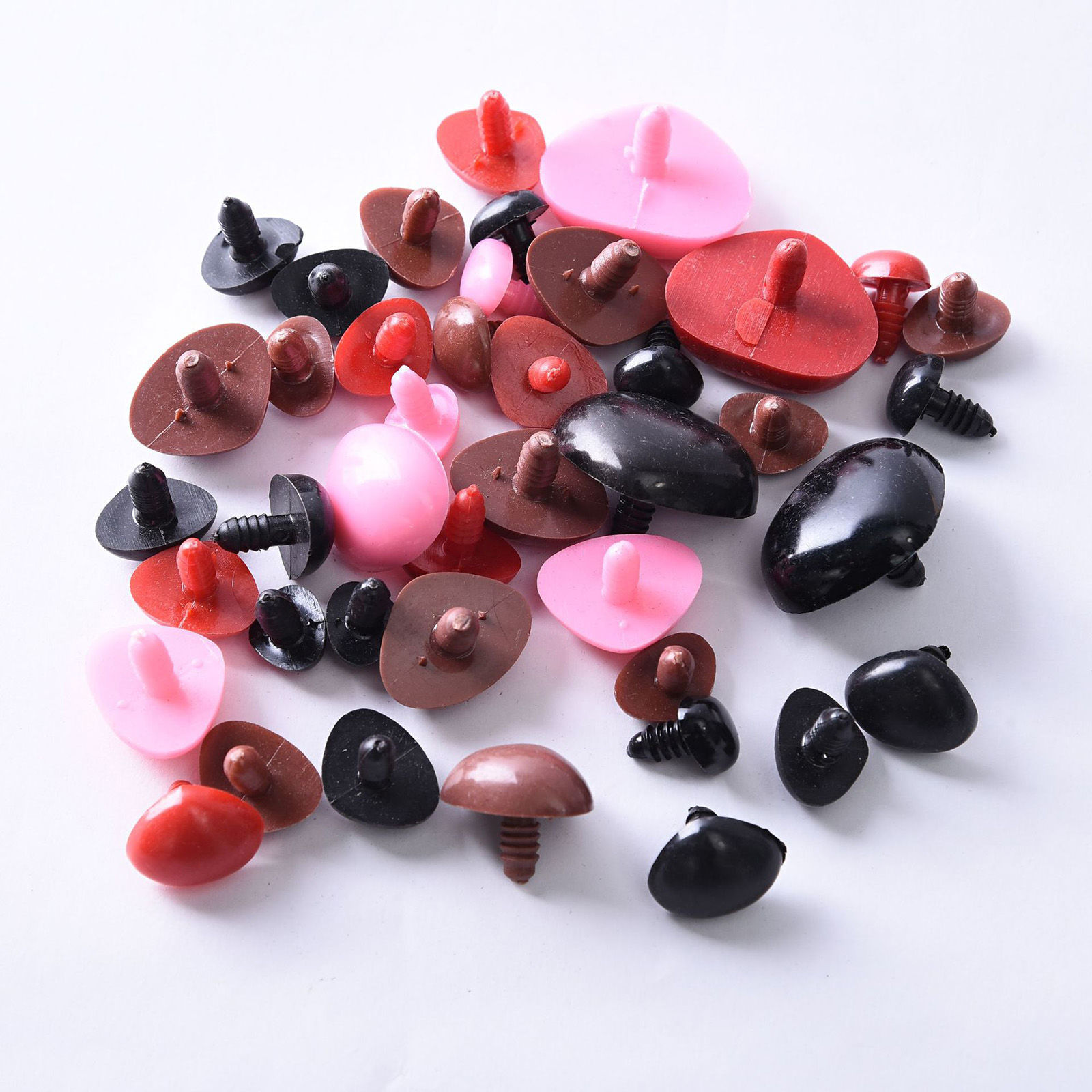 Bild von 100 Sets ABS Plastik Puppe DIY Bunt Nase Auge