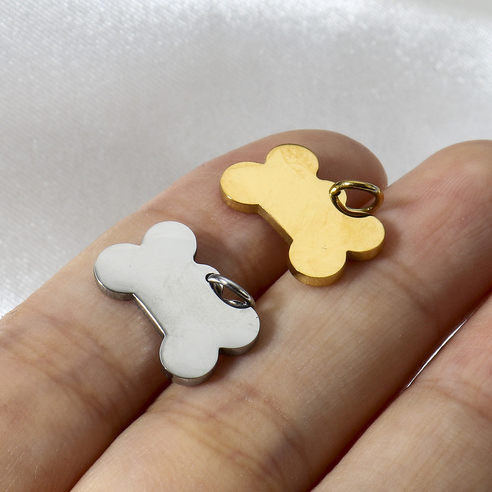 Picture of 304 Stainless Steel Charms Mirror Polishing