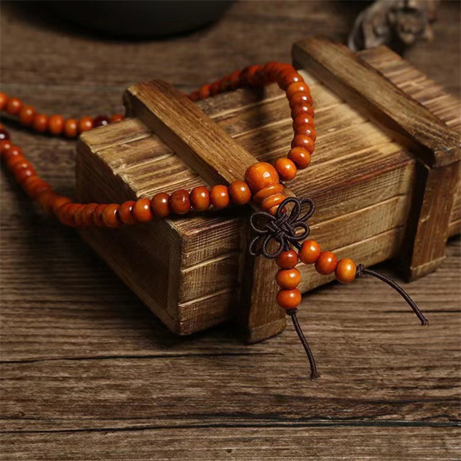 Imagen de 1 Unidad Madera Étnico Dainty Bracelets Delicate Bracelets Beaded Bracelet Multicolor