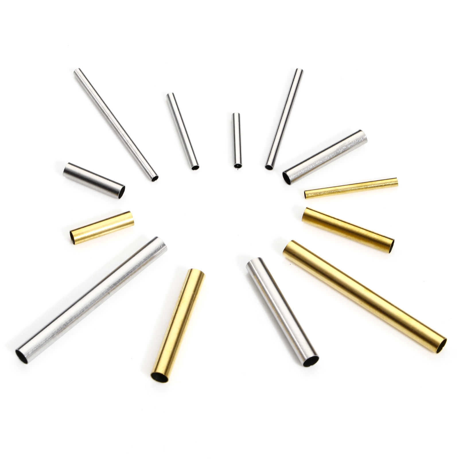 Picture of 304 Stainless Steel Beads For DIY Jewelry Making Tube