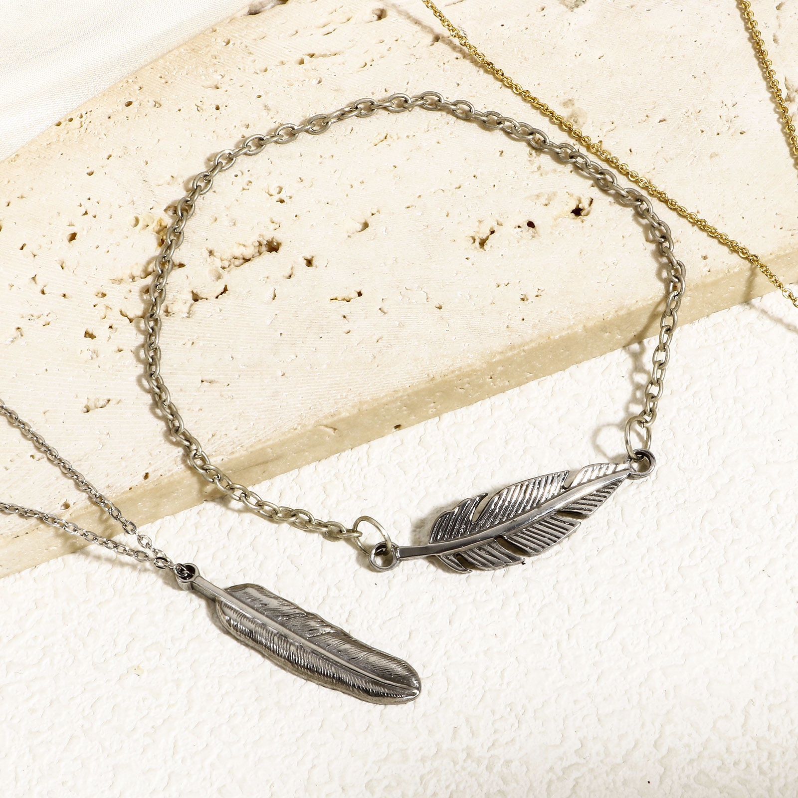 Изображение 1 ШТ 304 Нержавеющая Сталь Подвески Перо Разноцветный Крыло