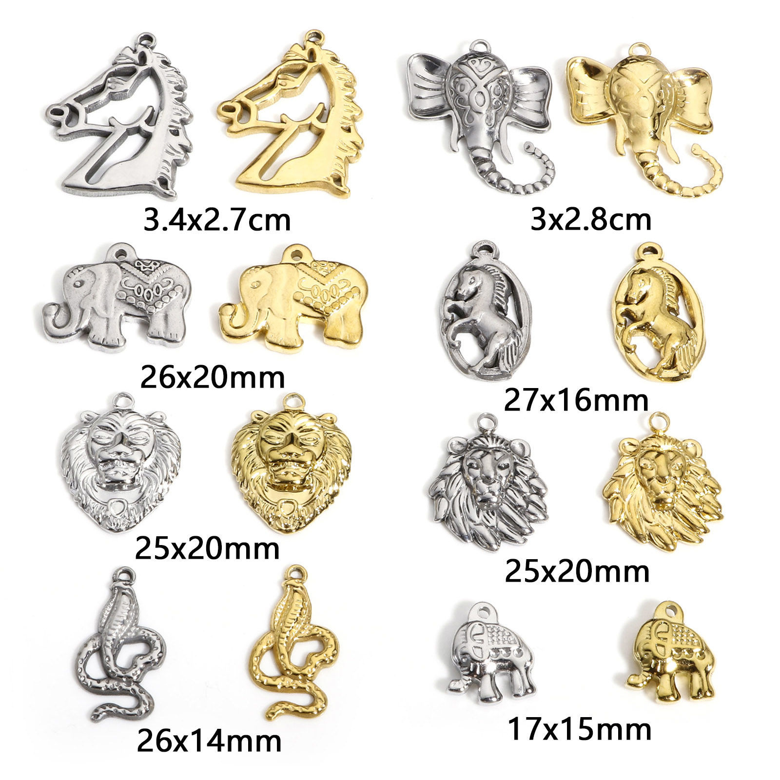 Immagine di 1 Pz 304 Acciaio Inossidabile Charms